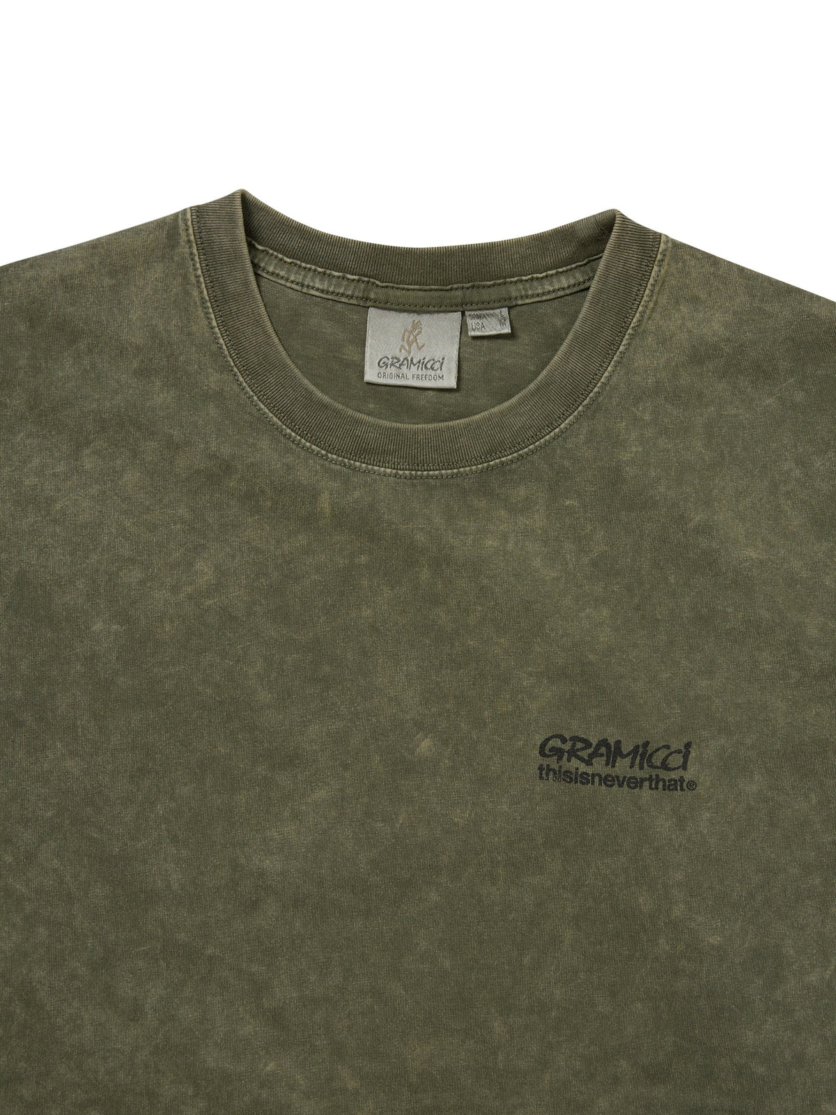 thisisneverthat - Tnt Gramicci Original Freedom Tee (Dark Olive) product image 3 | TRAB K-Fashion Australia