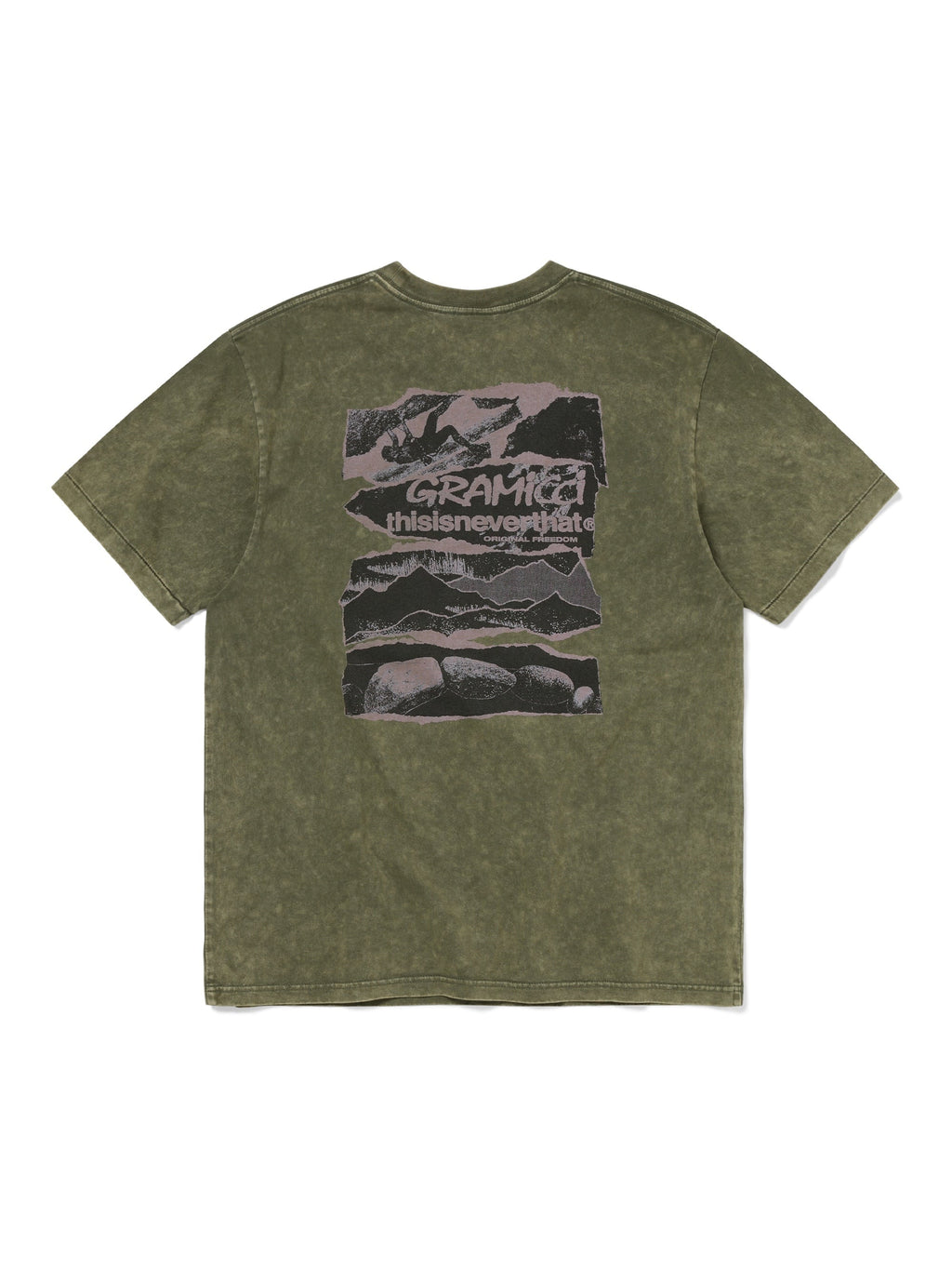 thisisneverthat - Tnt Gramicci Original Freedom Tee (Dark Olive) product image 1 | TRAB K-Fashion Australia