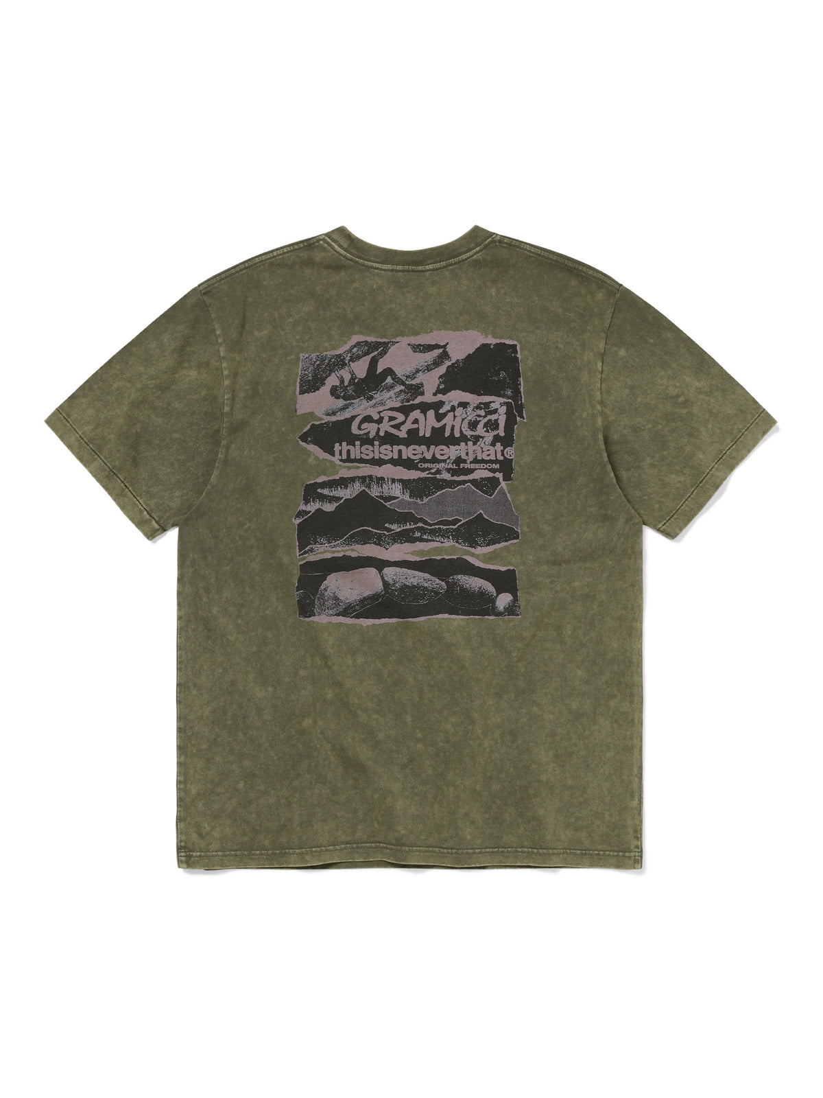 thisisneverthat - Tnt Gramicci Original Freedom Tee (Dark Olive) product image 1 | TRAB K-Fashion Australia