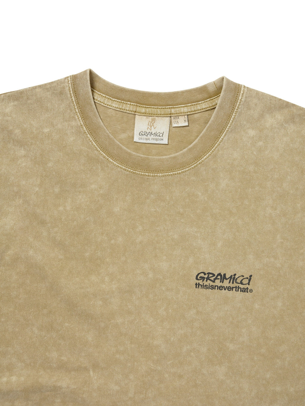 thisisneverthat - Tnt Gramicci Original Freedom Tee (Moss) product image 3 | TRAB K-Fashion Australia
