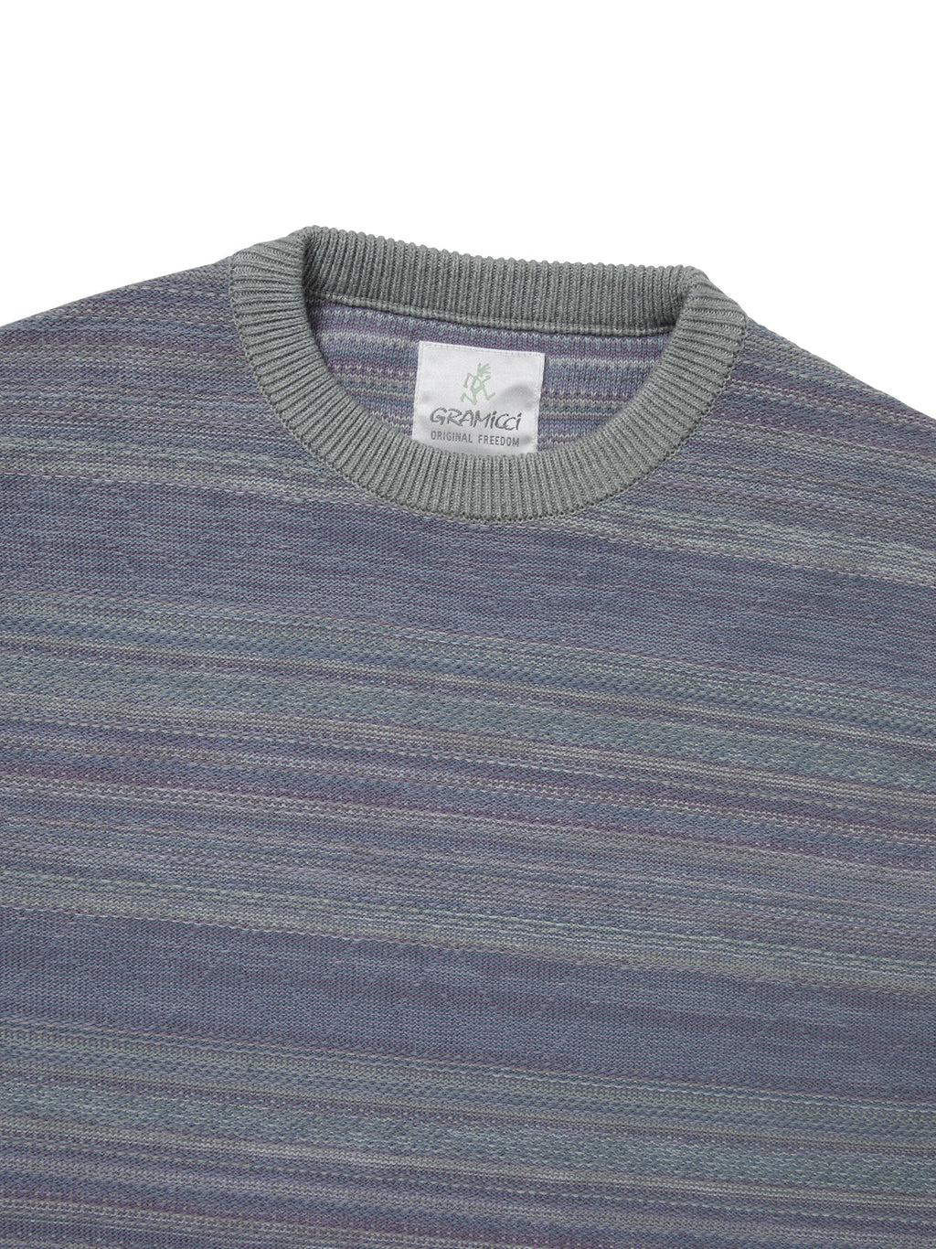 thisisneverthat - Tnt Gramicci Pattern Knit Crew (Sage) product image 2 | TRAB K-Fashion Australia