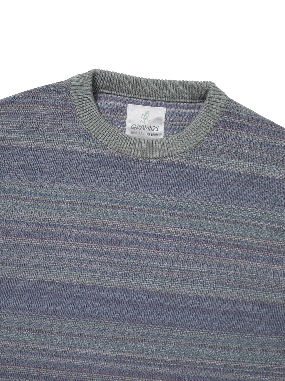 thisisneverthat - Tnt Gramicci Pattern Knit Crew (Sage) product image 2 | TRAB K-Fashion Australia