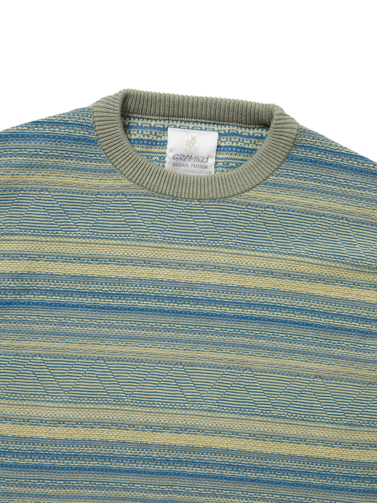 thisisneverthat - Tnt Gramicci Pattern Knit Crew (Yellow) product image 2 | TRAB K-Fashion Australia