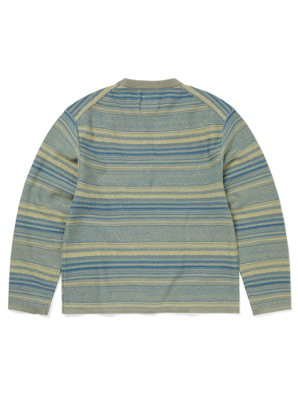 thisisneverthat - Tnt Gramicci Pattern Knit Crew (Yellow) product image 5 | TRAB K-Fashion Australia