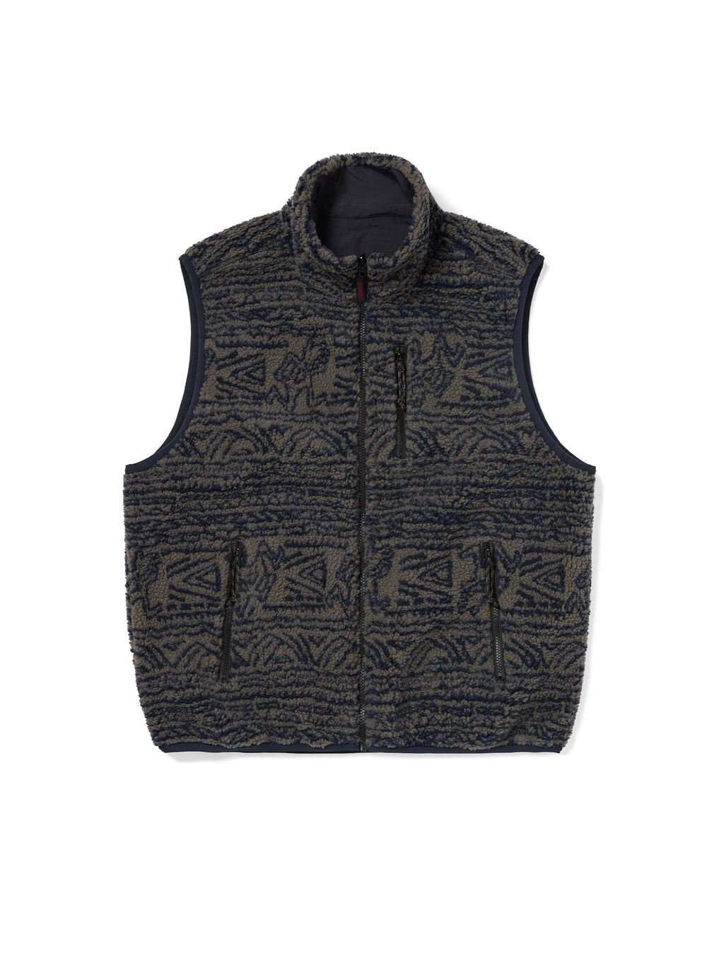 thisisneverthat - Tnt Gramicci Reversible Fleece Vest (Dark Navy) product image 1 | TRAB K-Fashion Australia