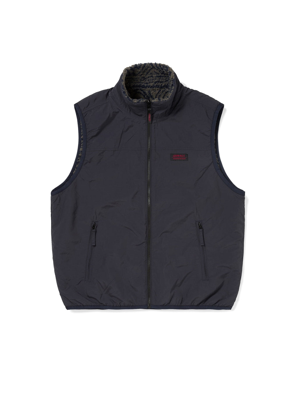 thisisneverthat - Tnt Gramicci Reversible Fleece Vest (Dark Navy) product image 2 | TRAB K-Fashion Australia