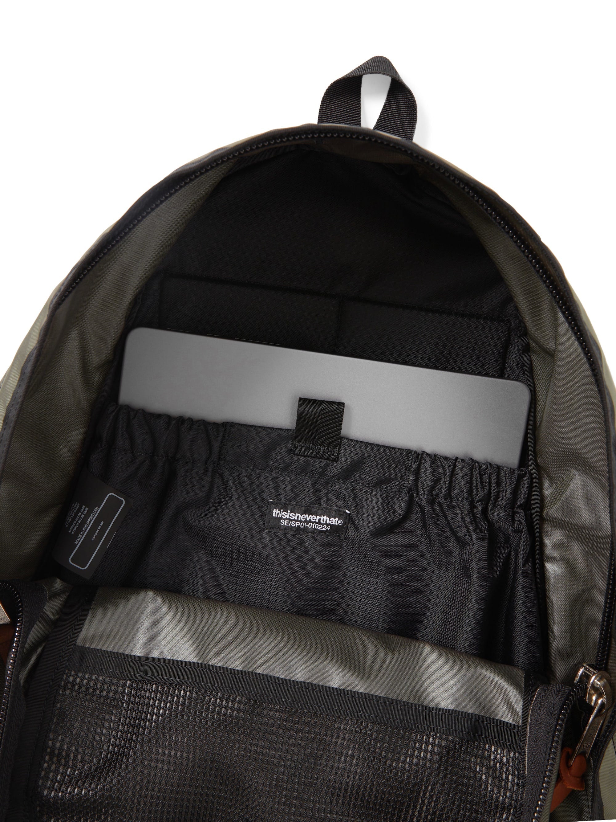 thisisneverthat - TNT GREGORY Daypack Olive (black) product image 6 | TRAB K-Fashion Australia