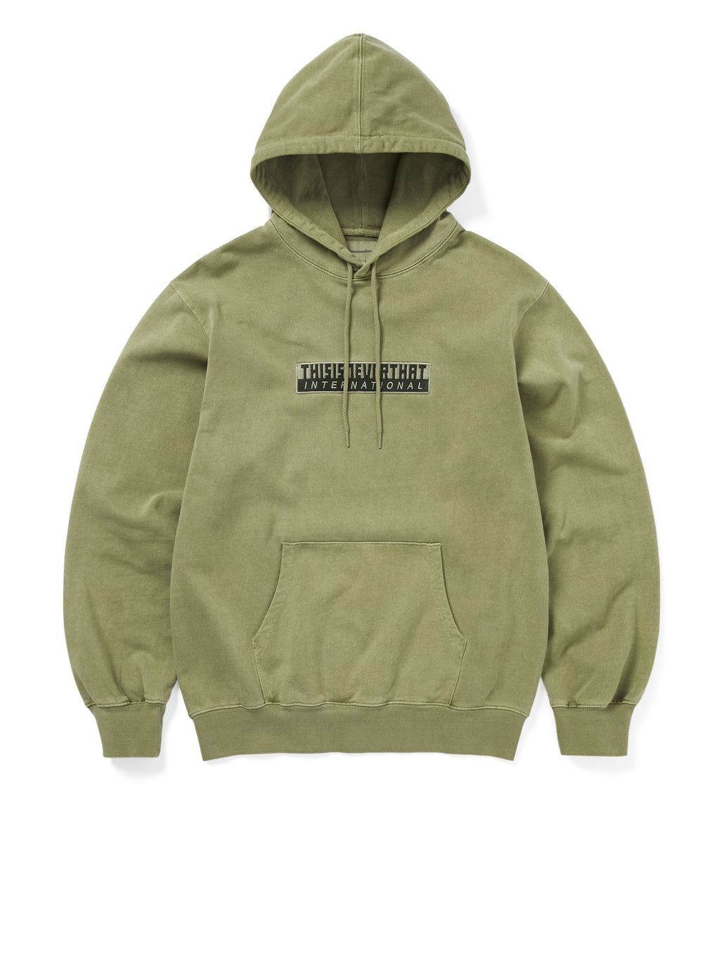 thisisneverthat - TNT International Hoodie Light (Moss) product image 1 | TRAB K-Fashion Australia