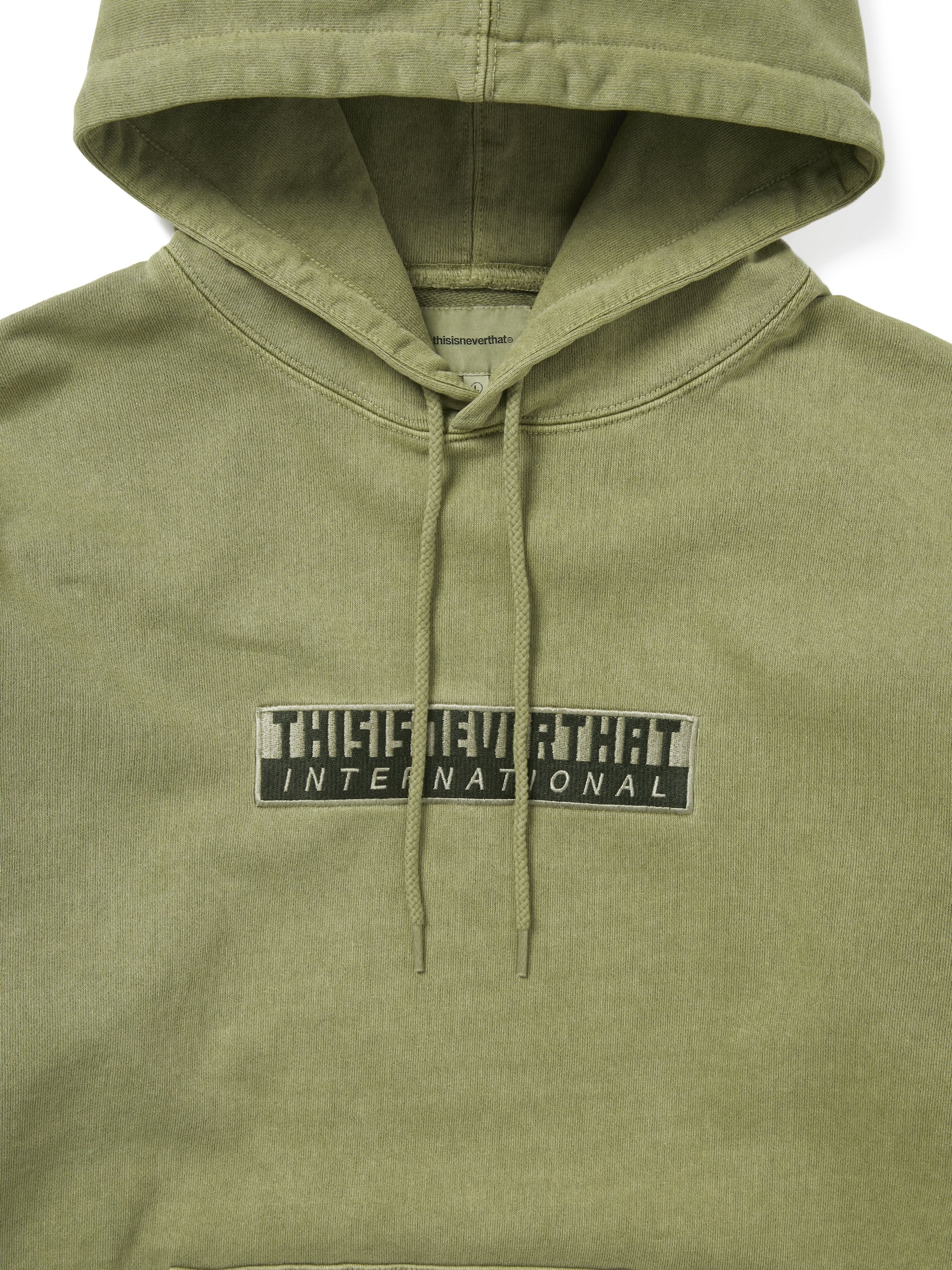 thisisneverthat - TNT International Hoodie Light (Moss) product image 2 | TRAB K-Fashion Australia