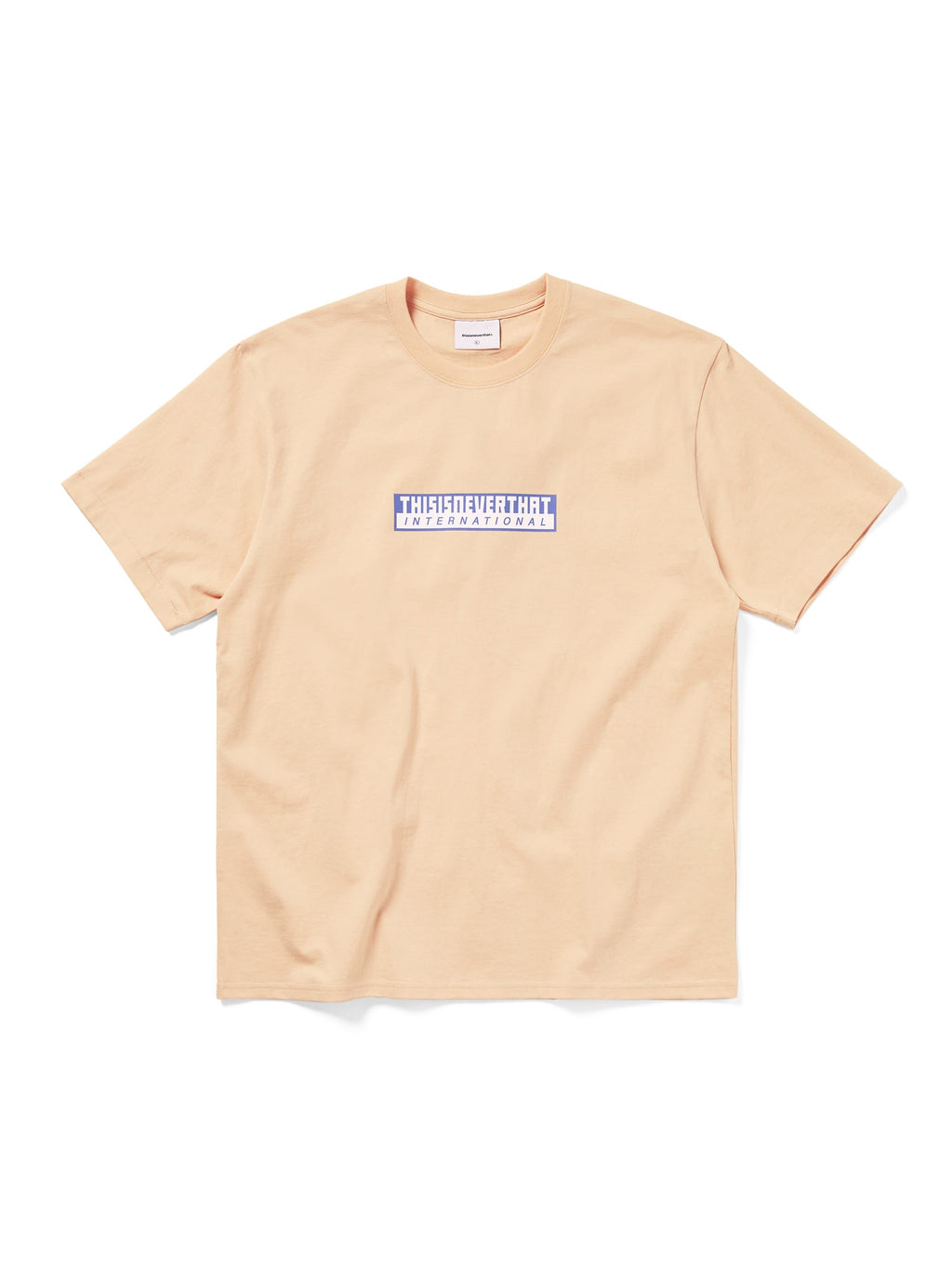 thisisneverthat - TNT International Tee (Apricot) product image 1 | TRAB K-Fashion Australia