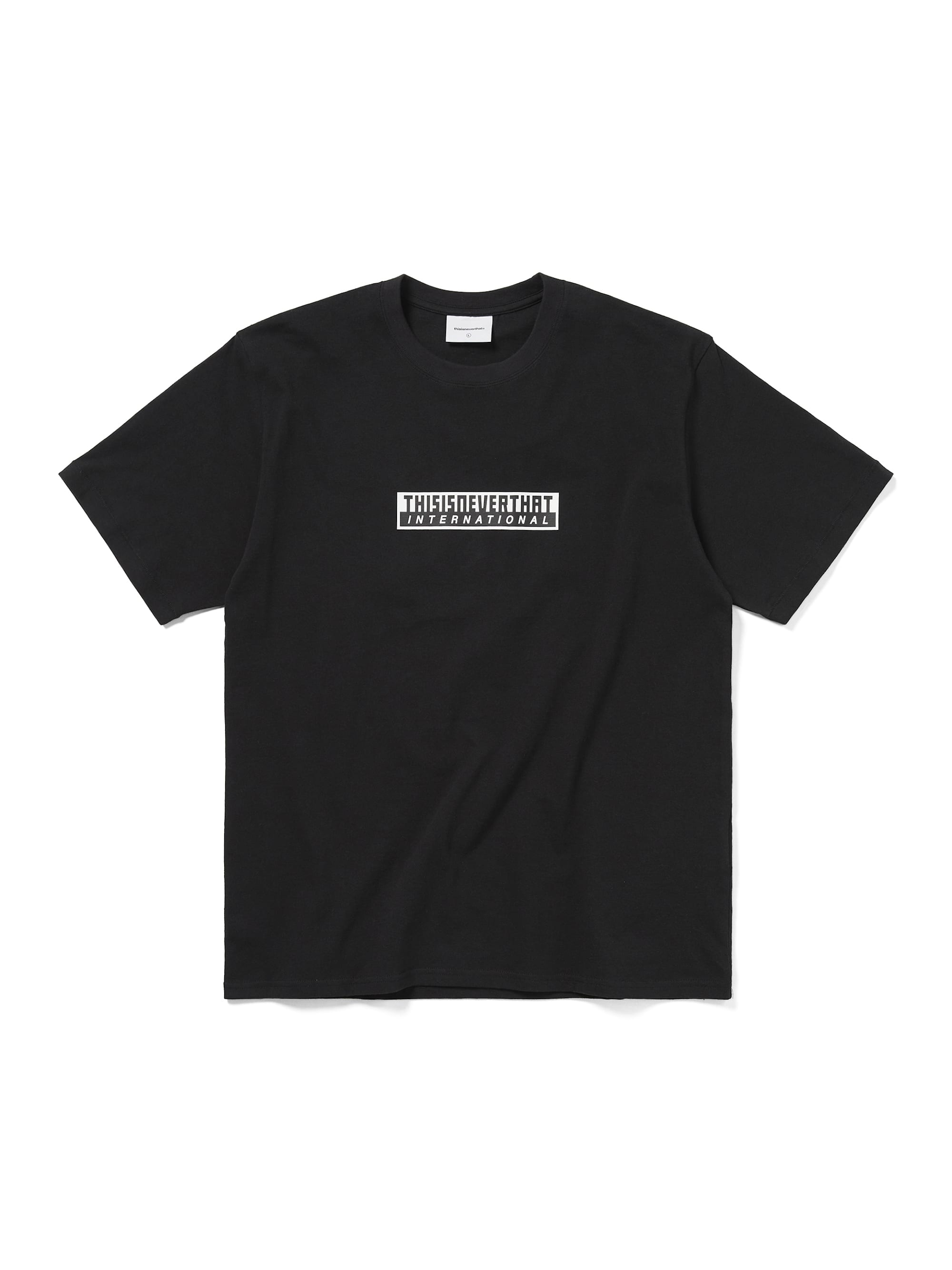 thisisneverthat - TNT International Tee (Black) product image 1 | TRAB K-Fashion Australia