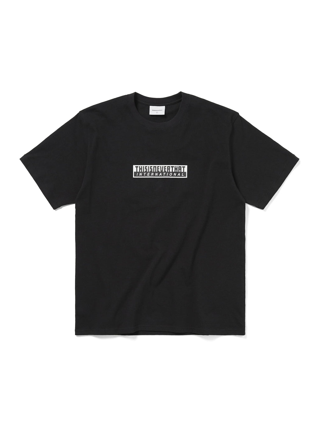 thisisneverthat - TNT International Tee (Black) product image 1 | TRAB K-Fashion Australia