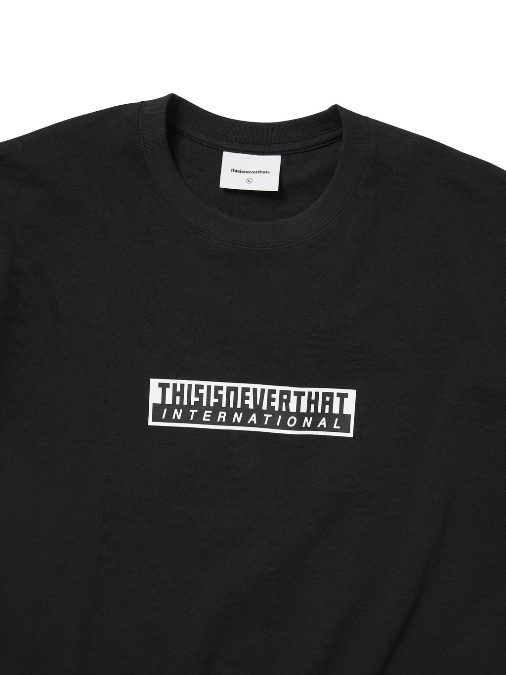 thisisneverthat - TNT International Tee (Black) product image 2 | TRAB K-Fashion Australia