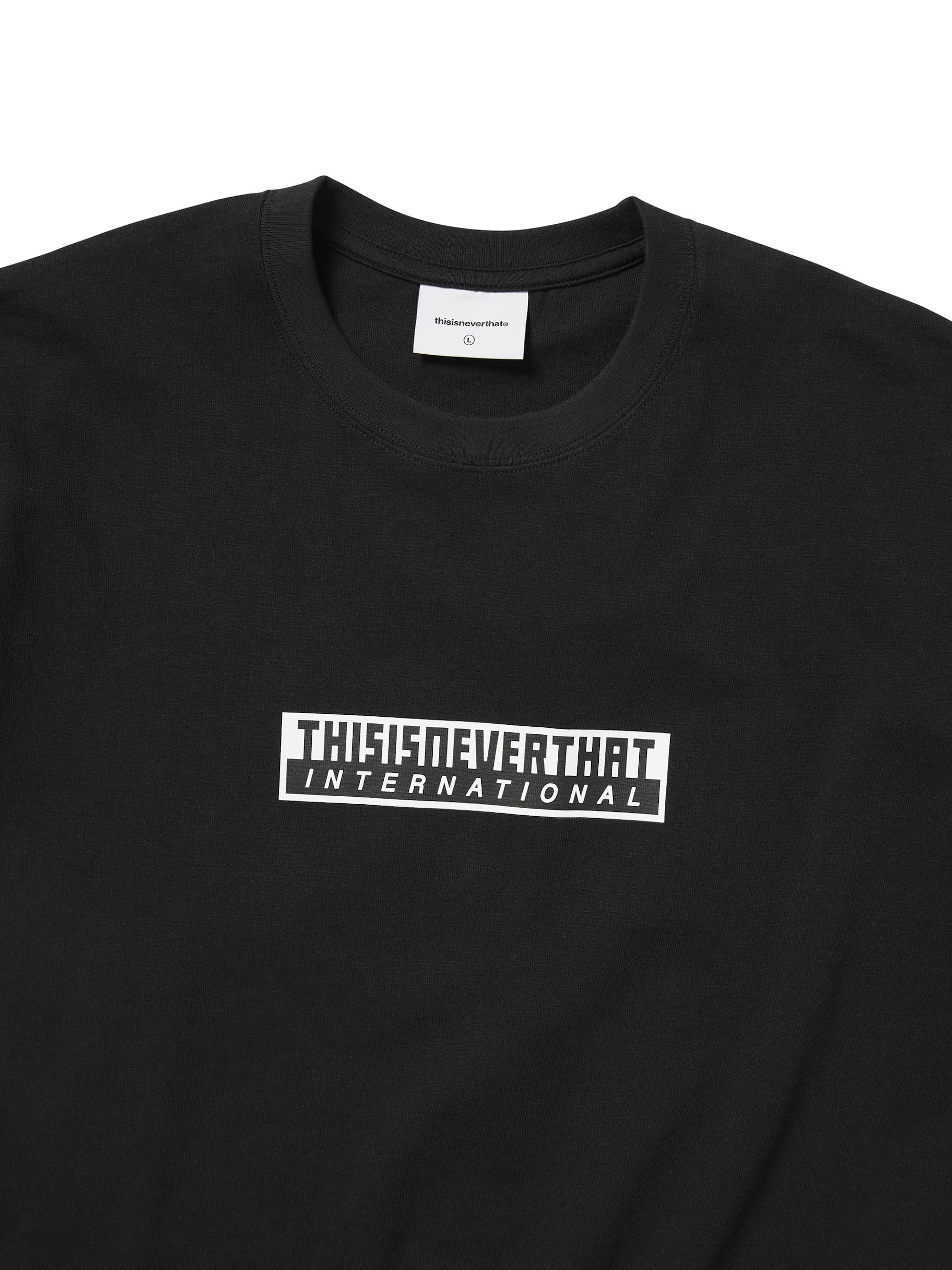 thisisneverthat - TNT International Tee (Black) product image 2 | TRAB K-Fashion Australia