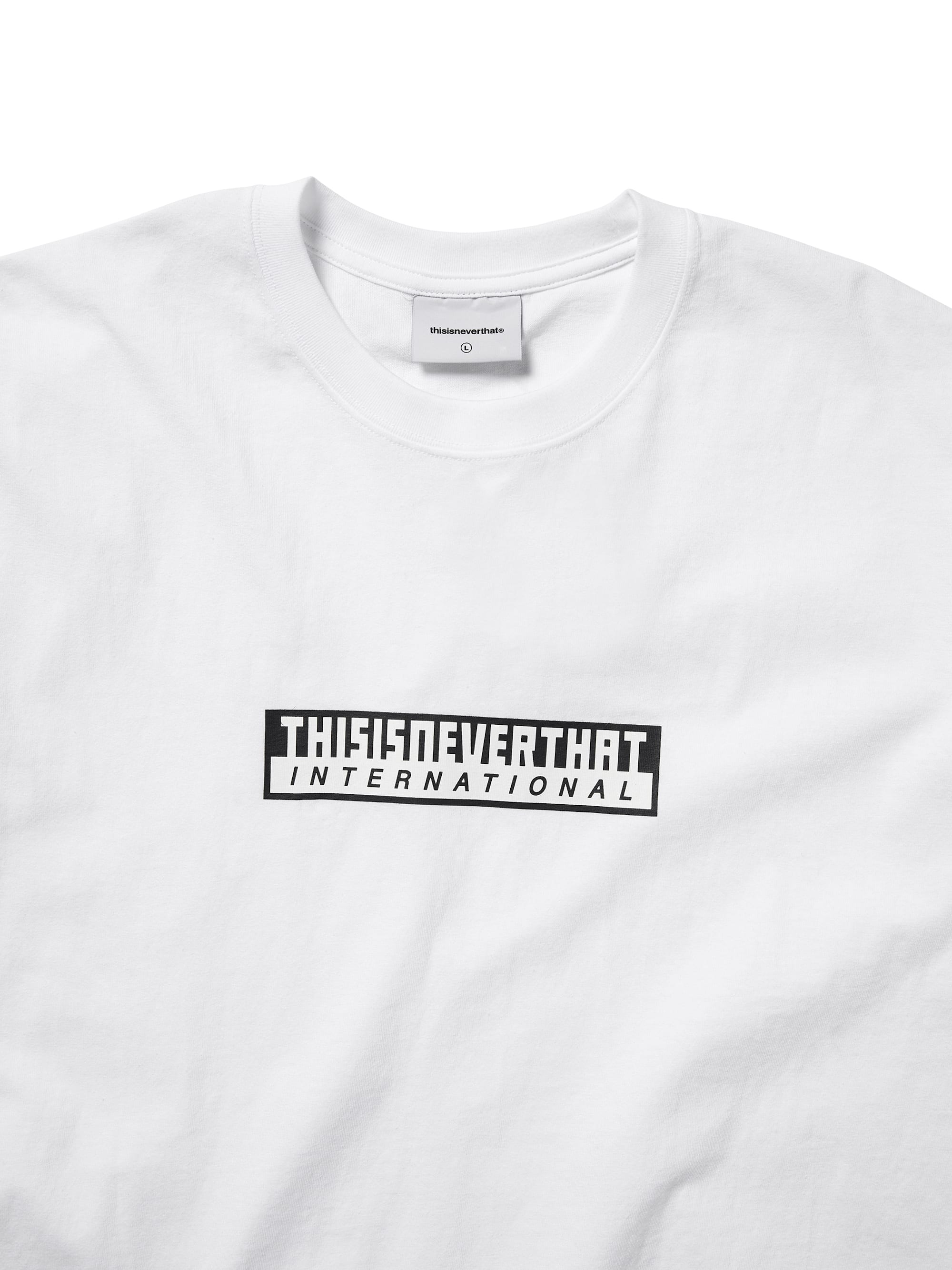 thisisneverthat - TNT International Tee (White) product image 2 | TRAB K-Fashion Australia
