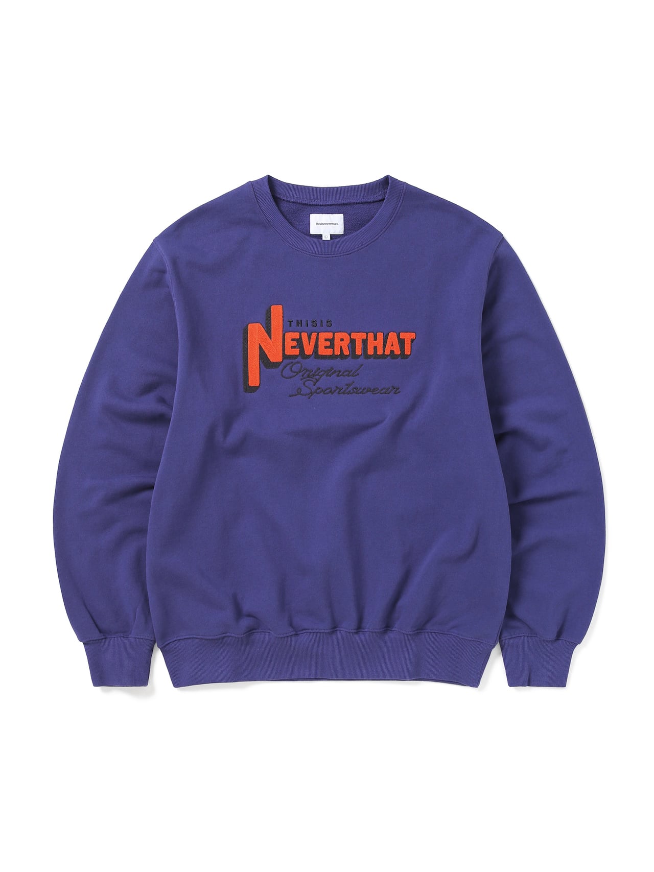 thisisneverthat - TNT League Crewneck (Purple) product image 1 | TRAB K-Fashion Australia