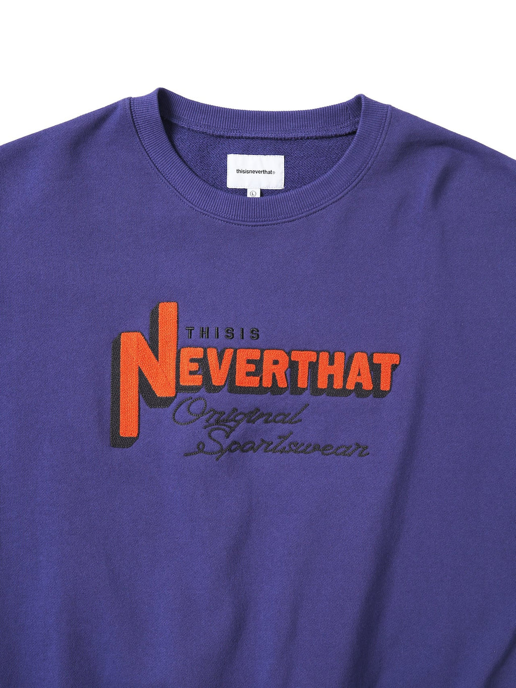 thisisneverthat - TNT League Crewneck (Purple) product image 2 | TRAB K-Fashion Australia