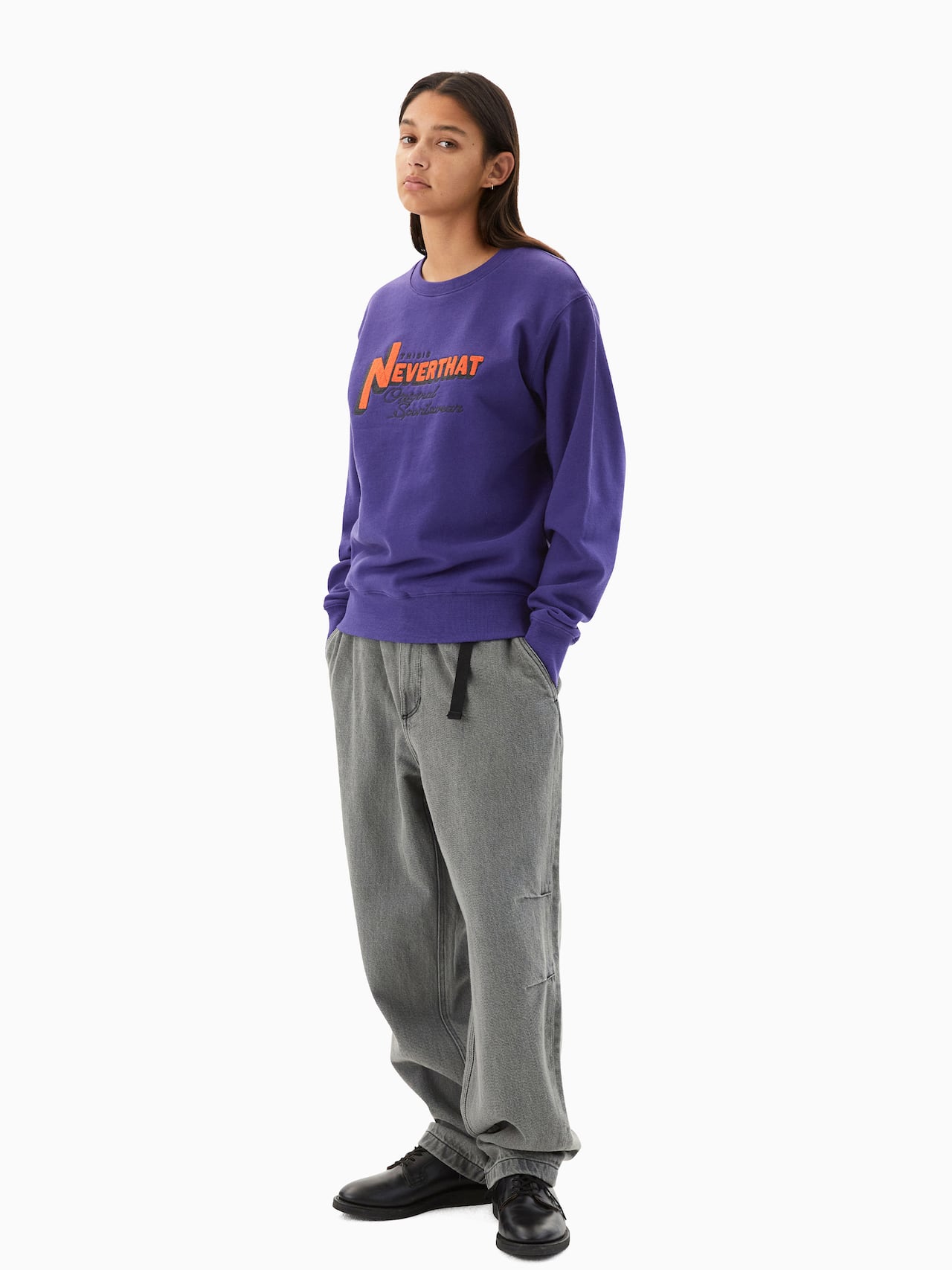 thisisneverthat - TNT League Crewneck (Purple) product image 6 | TRAB K-Fashion Australia