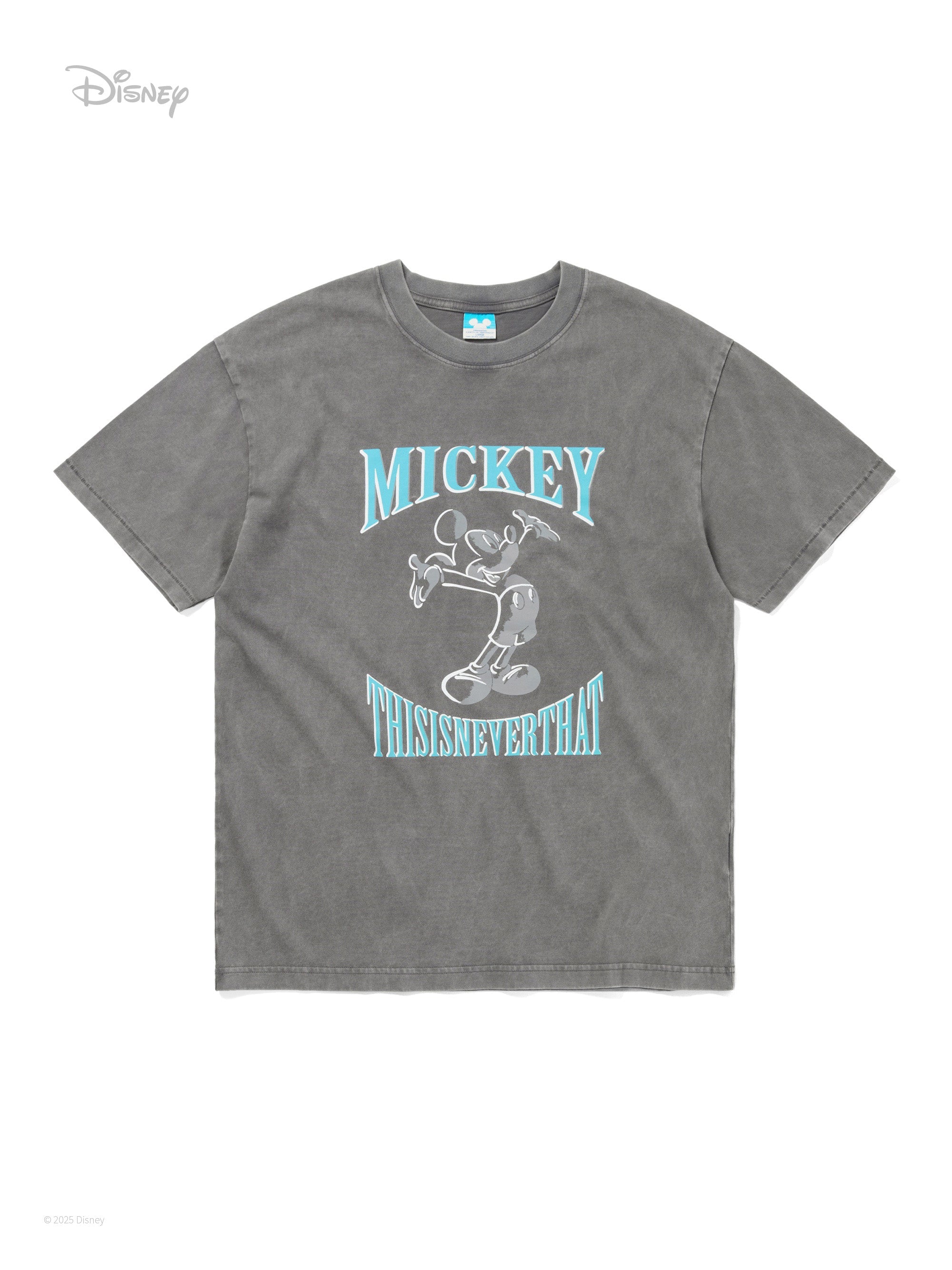 thisisneverthat - TNT_Mickey_Open Arms Tee (Charcoal) product image 1 | TRAB K-Fashion Australia
