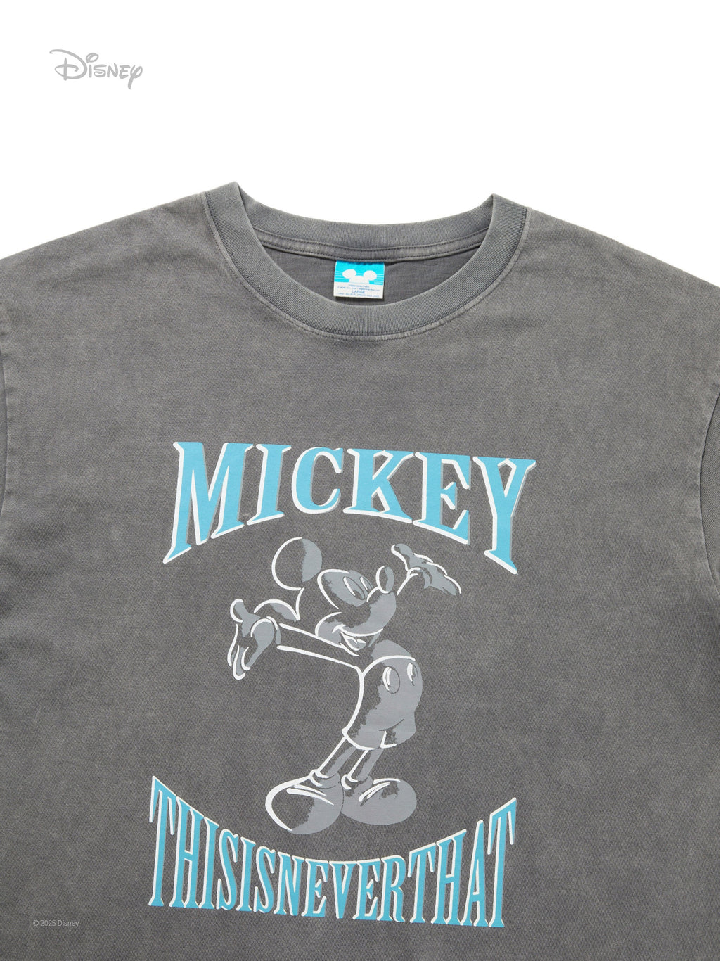 thisisneverthat - TNT_Mickey_Open Arms Tee (Charcoal) product image 2 | TRAB K-Fashion Australia