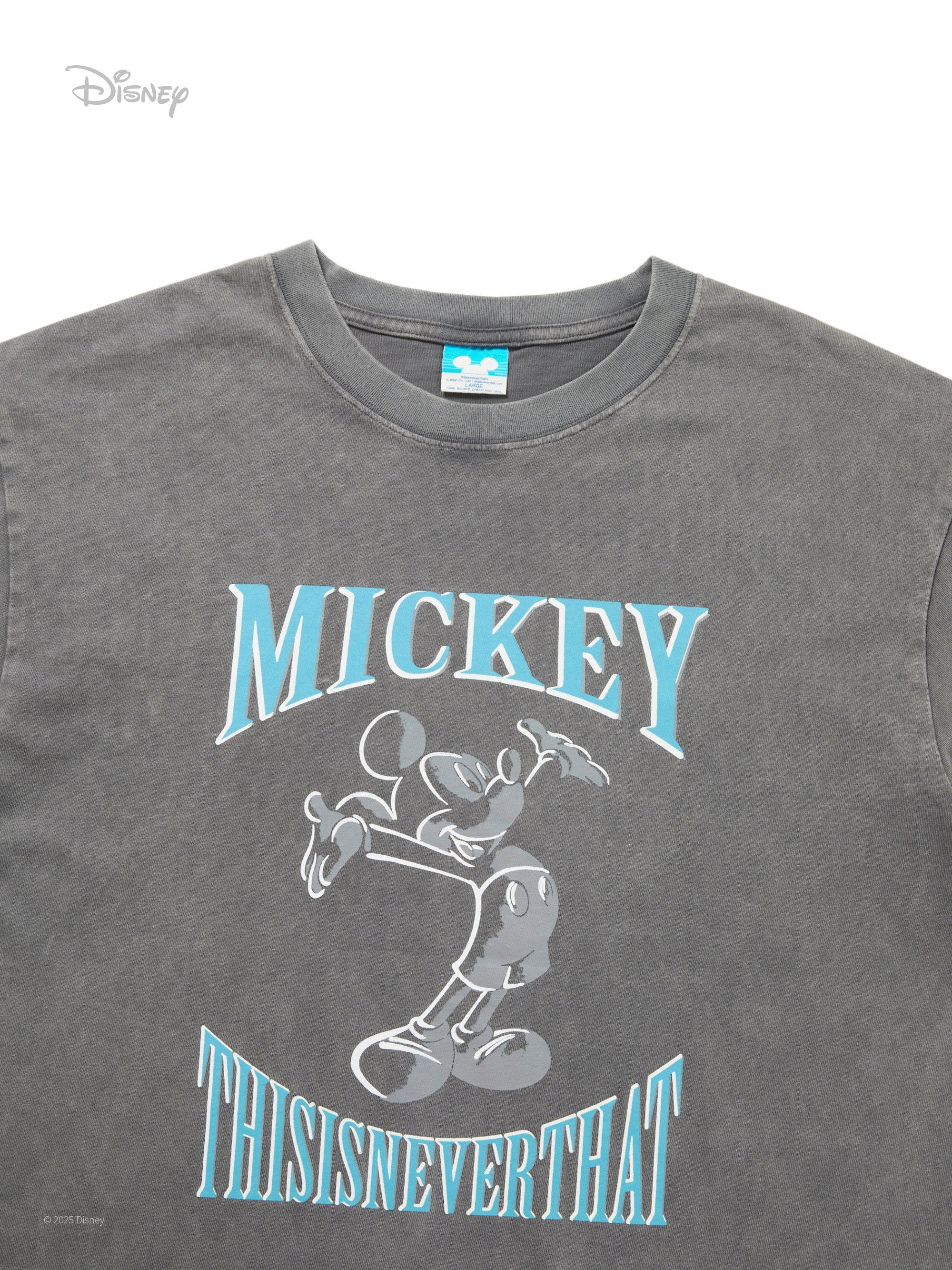 thisisneverthat - TNT_Mickey_Open Arms Tee (Charcoal) product image 2 | TRAB K-Fashion Australia