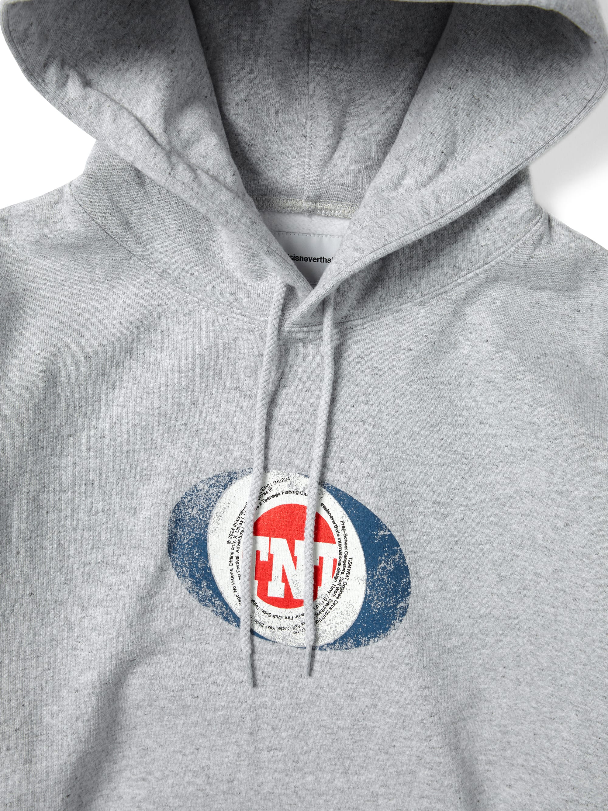 thisisneverthat - TNT Oval Hoodie (Grey) product image 2 | TRAB K-Fashion Australia