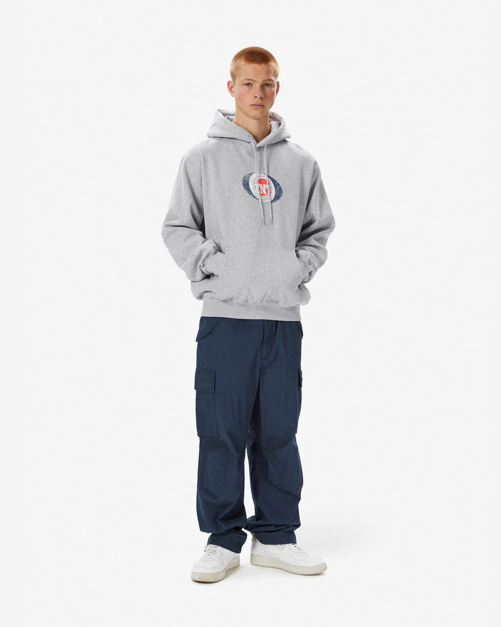 thisisneverthat - TNT Oval Hoodie (Heather Grey) product image 6 | TRAB K-Fashion Australia