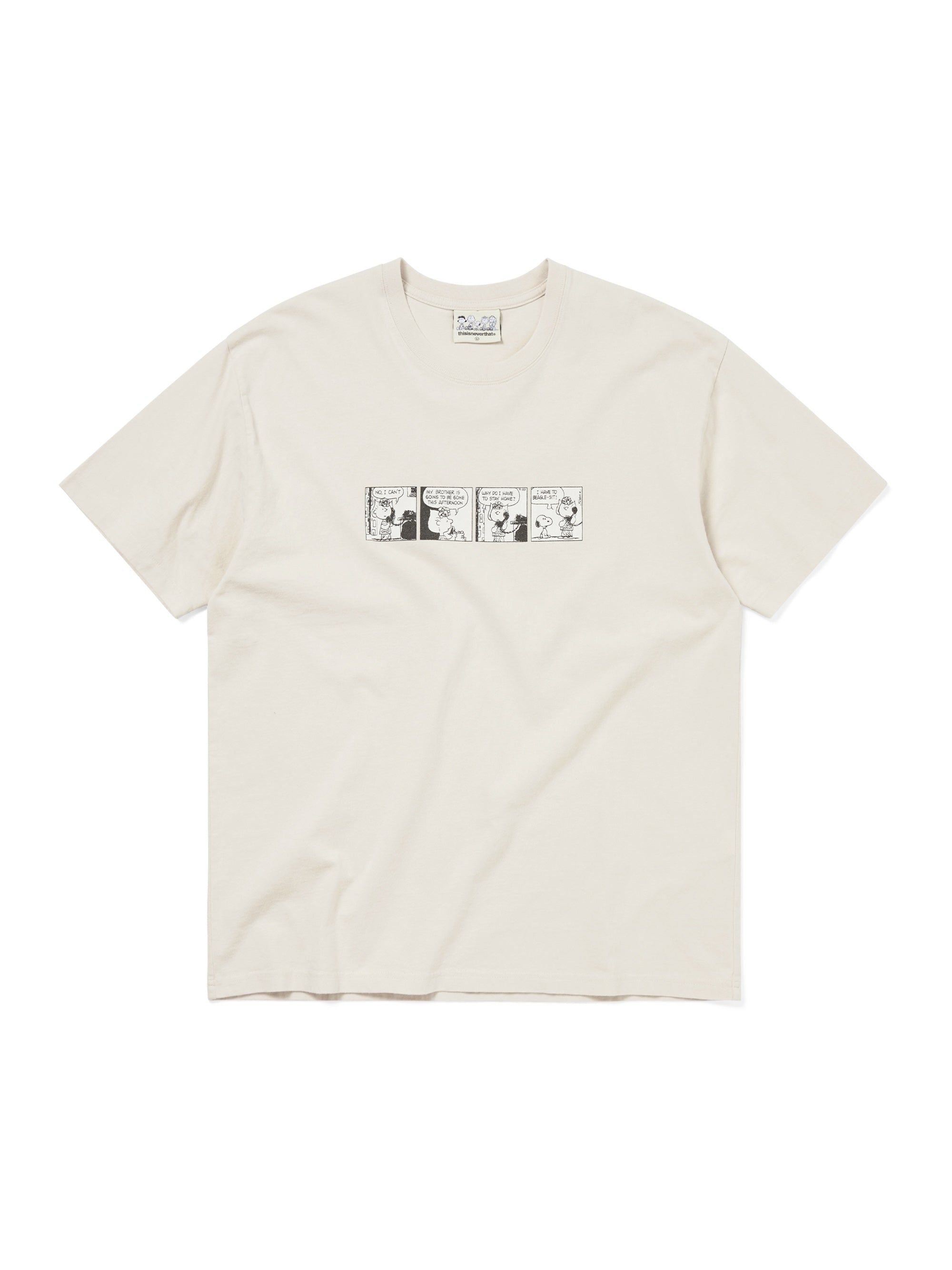 thisisneverthat - TNT PEANUTS Comic Strip Tee (Natural) product image 1 | TRAB K-Fashion Australia