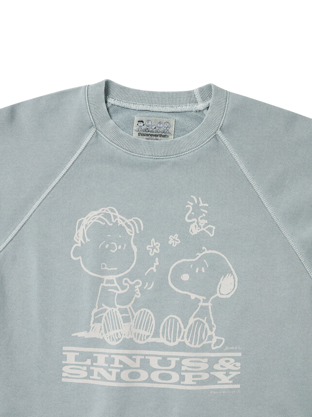 thisisneverthat - TNT PEANUTS Faded Crewneck (Grey) product image 2 | TRAB K-Fashion Australia