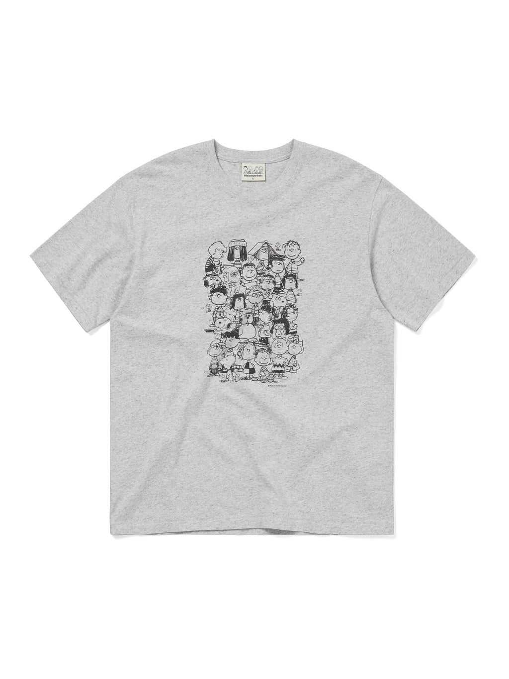 thisisneverthat - TNT PEANUTS Gang Tee (Heather Grey) product image 1 | TRAB K-Fashion Australia