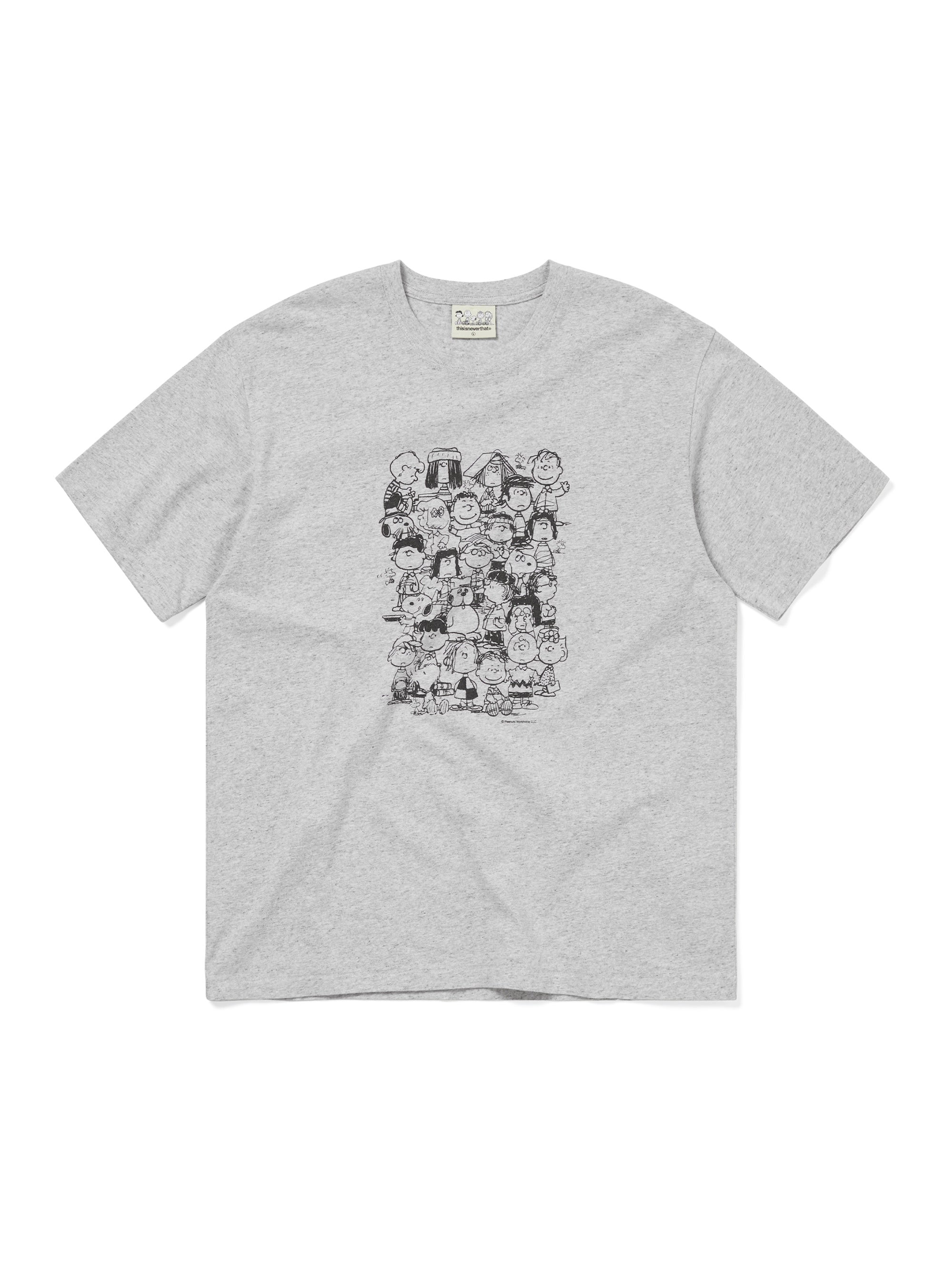 thisisneverthat - TNT PEANUTS Gang Tee (Heather Grey) product image 1 | TRAB K-Fashion Australia
