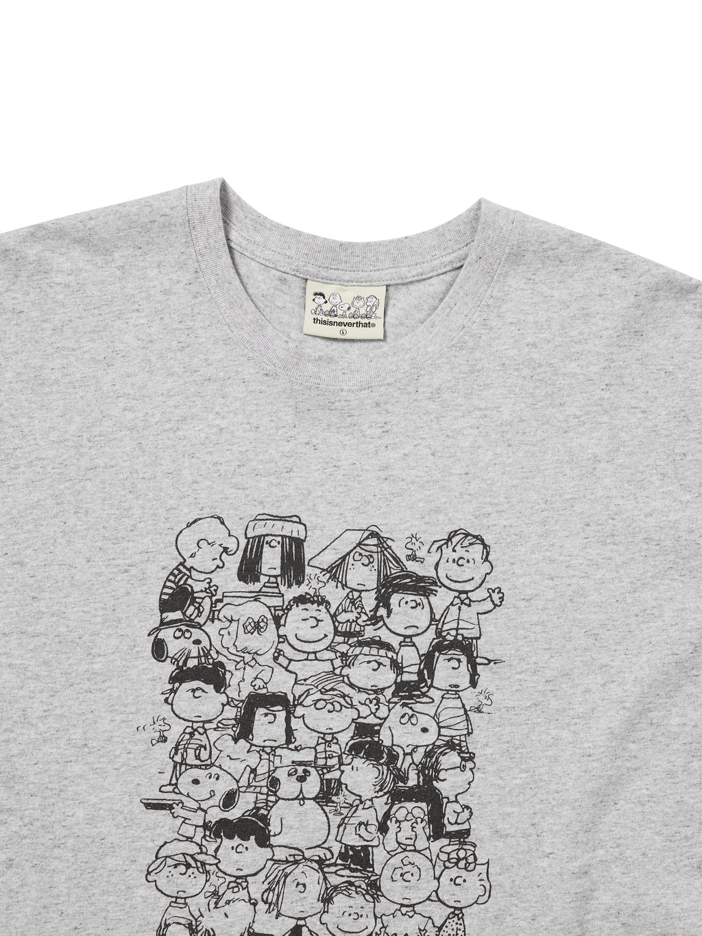 thisisneverthat - TNT PEANUTS Gang Tee (Heather Grey) product image 2 | TRAB K-Fashion Australia