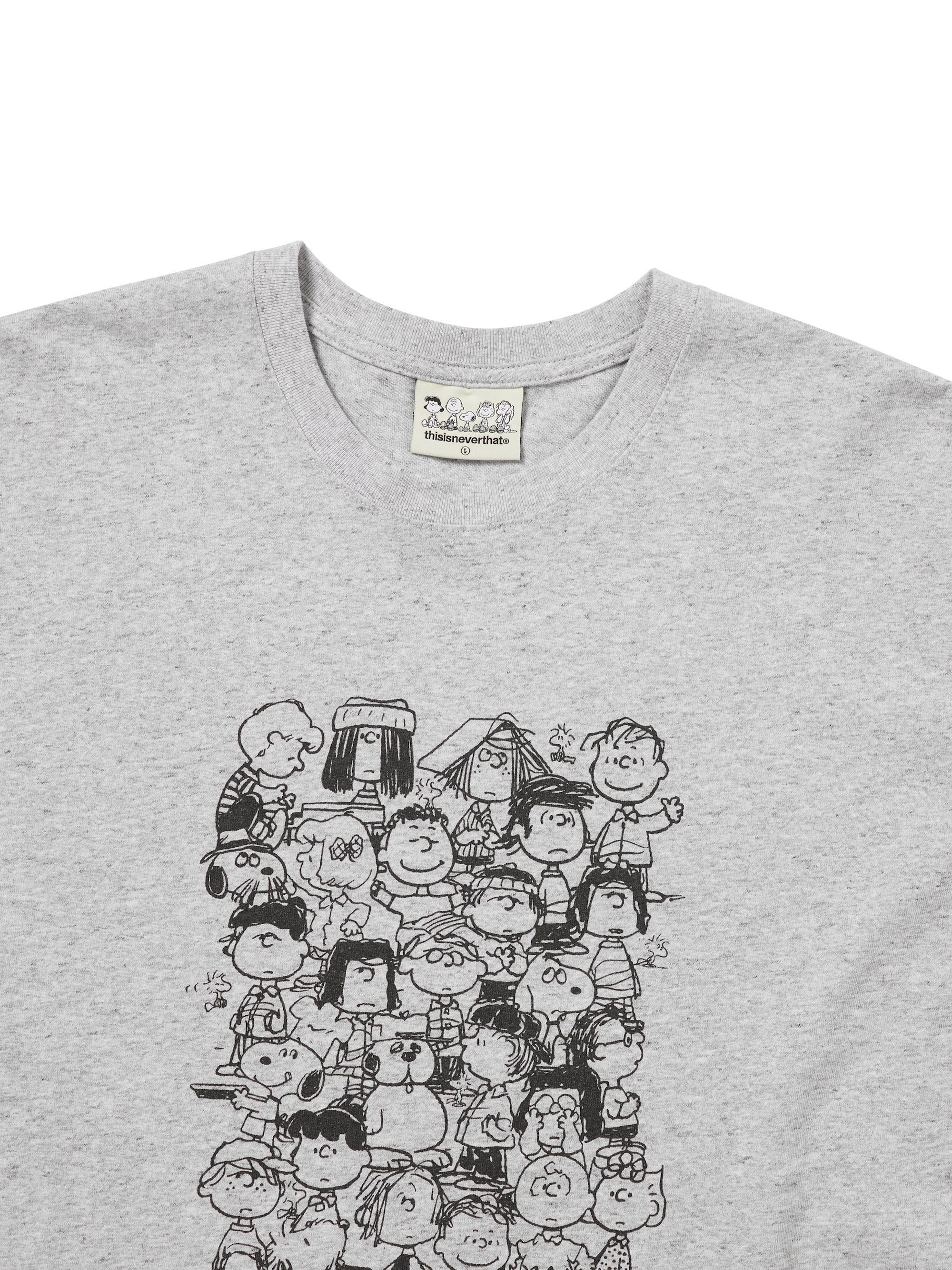 thisisneverthat - TNT PEANUTS Gang Tee (Heather Grey) product image 2 | TRAB K-Fashion Australia