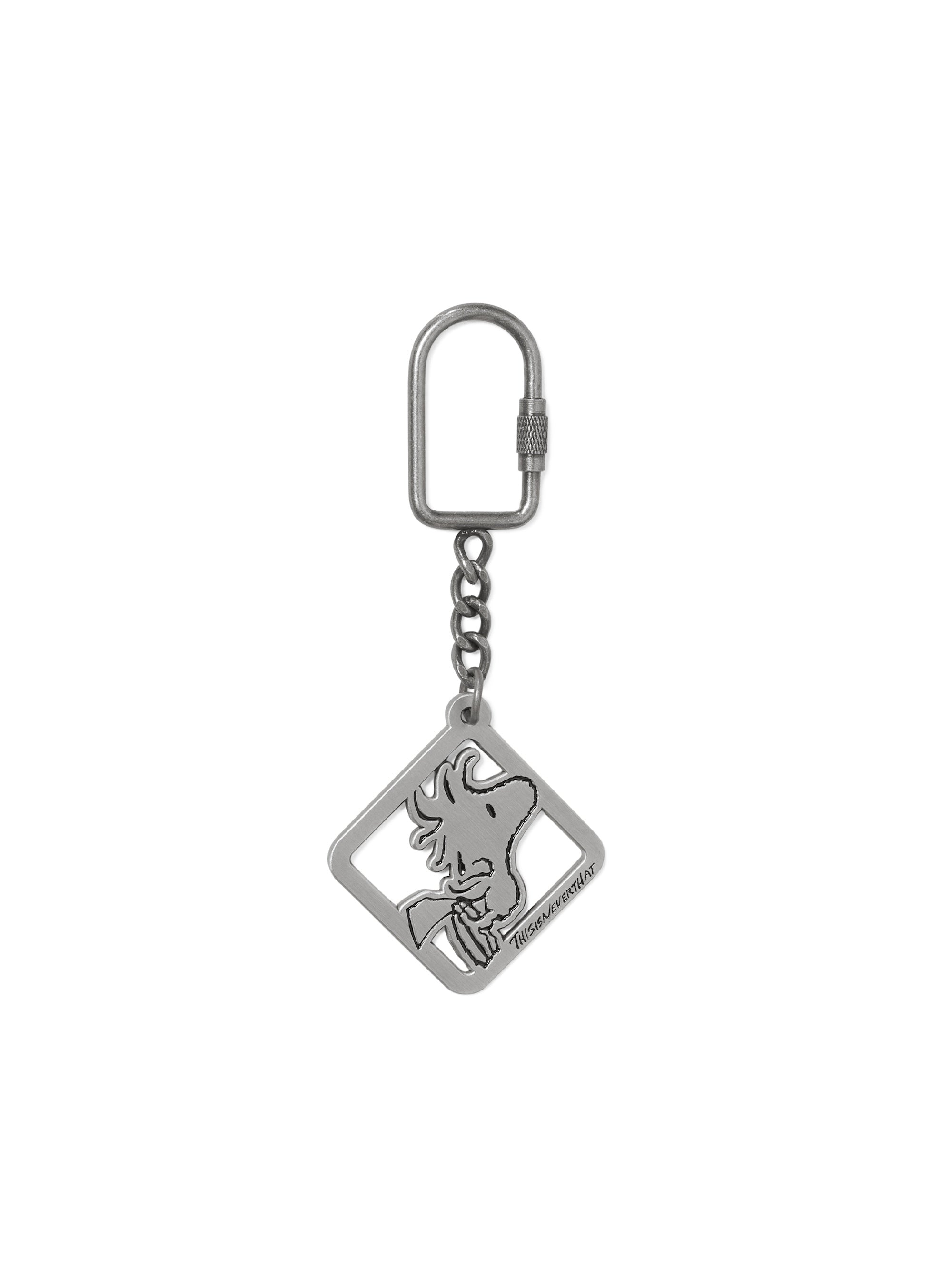 thisisneverthat - TNT PEANUTS Metal Keychain (Antique Silver) product image 1 | TRAB K-Fashion Australia