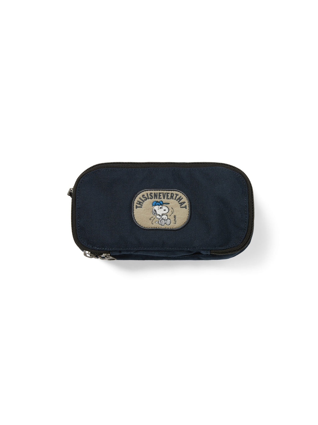 thisisneverthat - TNT PEANUTS Multi Zip Pouch (Navy) product image 1 | TRAB K-Fashion Australia