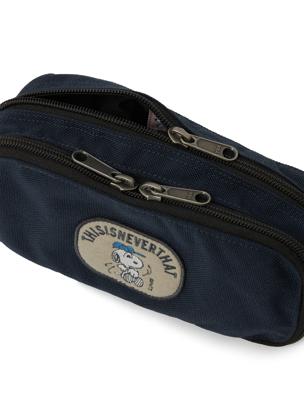 thisisneverthat - TNT PEANUTS Multi Zip Pouch (Navy) product image 2 | TRAB K-Fashion Australia