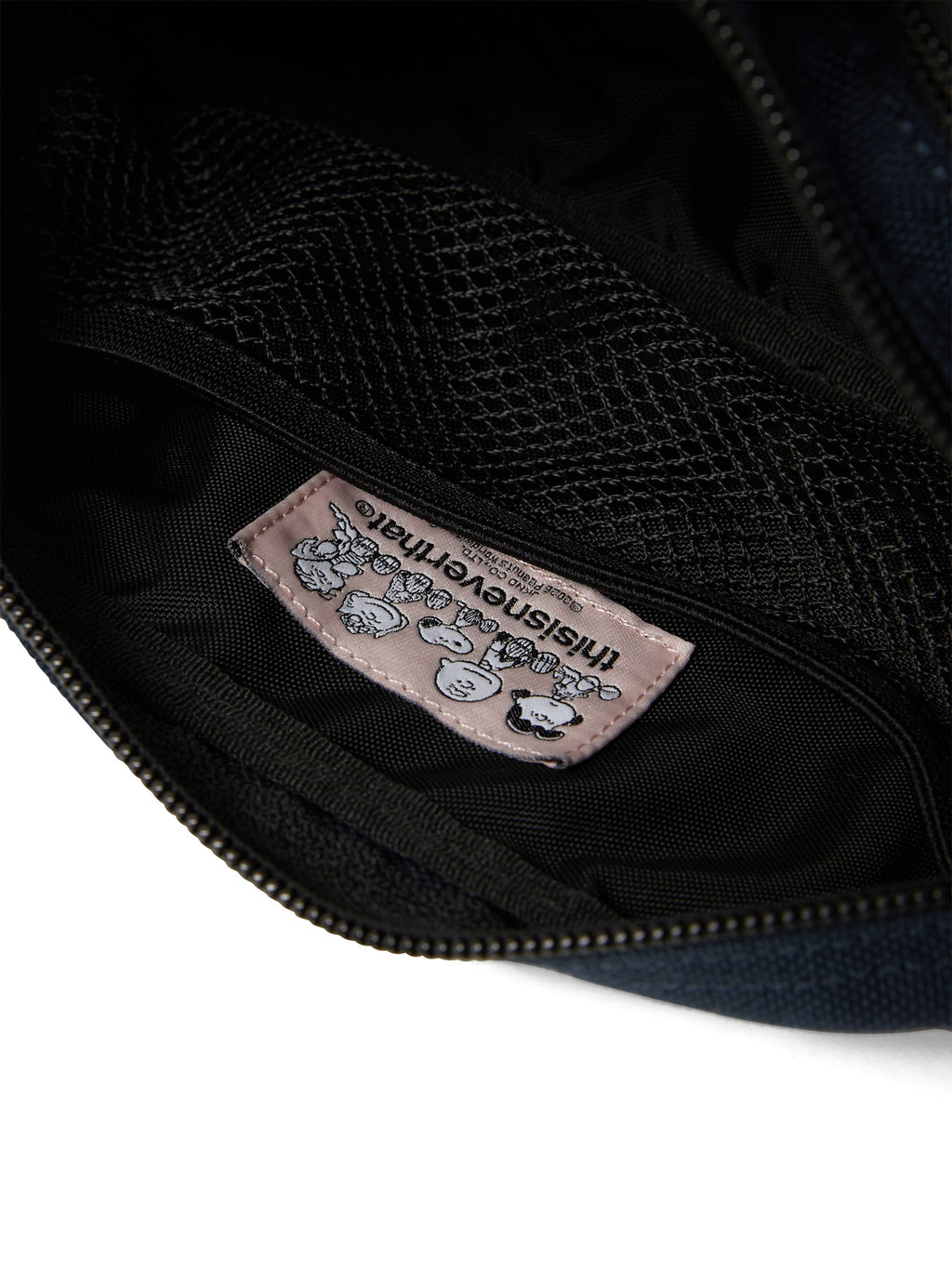 thisisneverthat - TNT PEANUTS Multi Zip Pouch (Navy) product image 3 | TRAB K-Fashion Australia