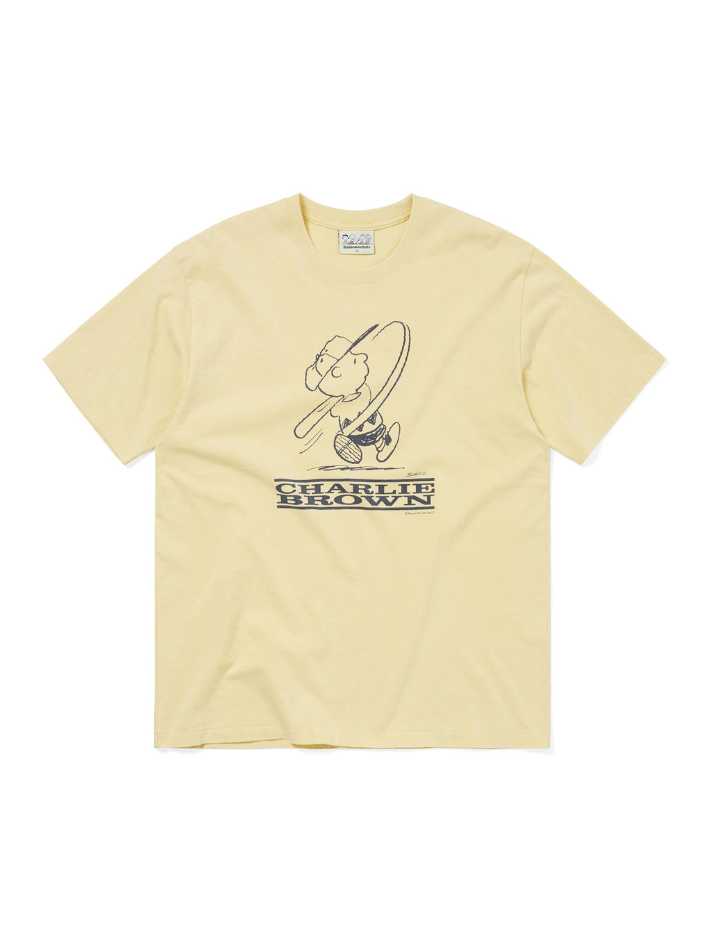 thisisneverthat - TNT PEANUTS Tee (Faded Yellow) product image 1 | TRAB K-Fashion Australia