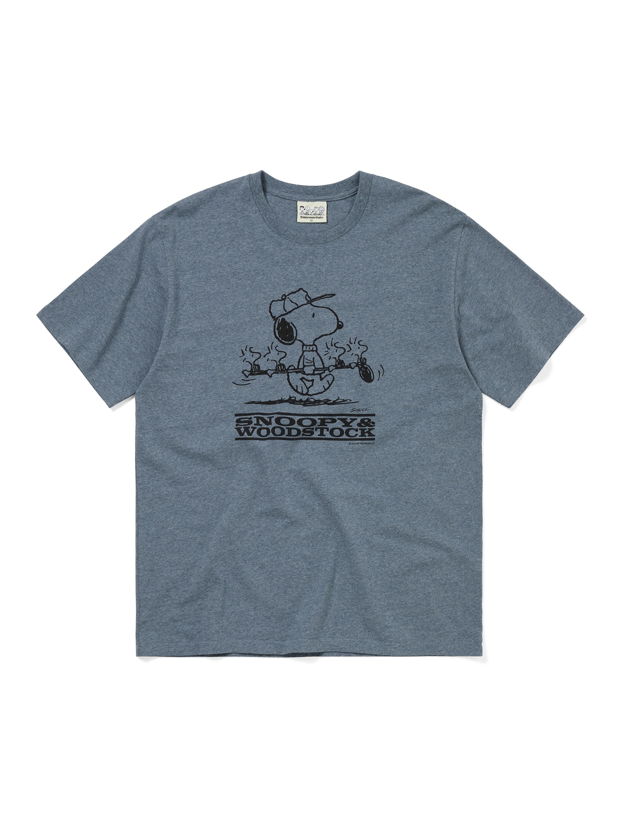 thisisneverthat - TNT PEANUTS Tee (Heather Blue) product image 1 | TRAB K-Fashion Australia