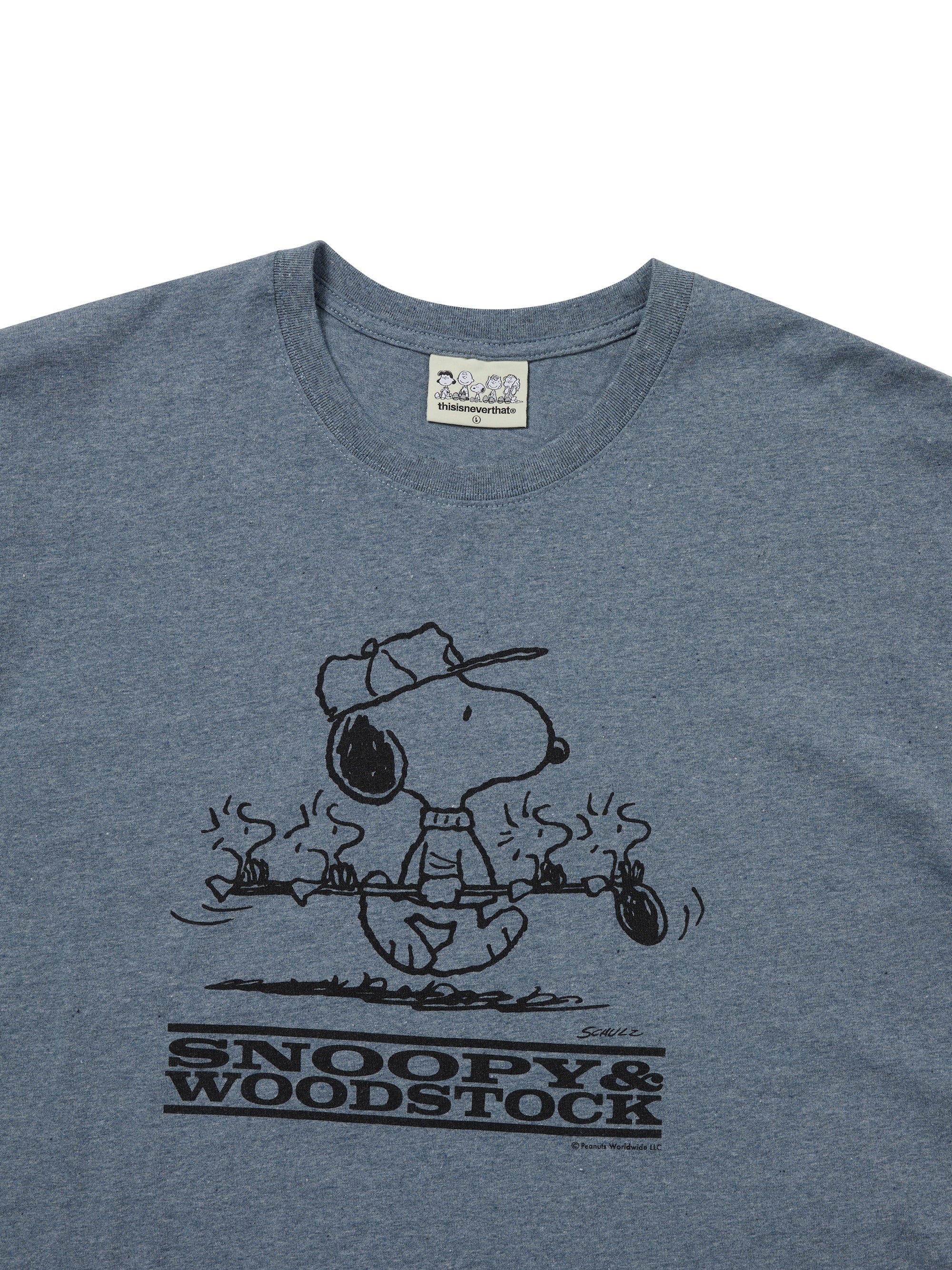 thisisneverthat - TNT PEANUTS Tee (Faded Blue) product image 2 | TRAB K-Fashion Australia