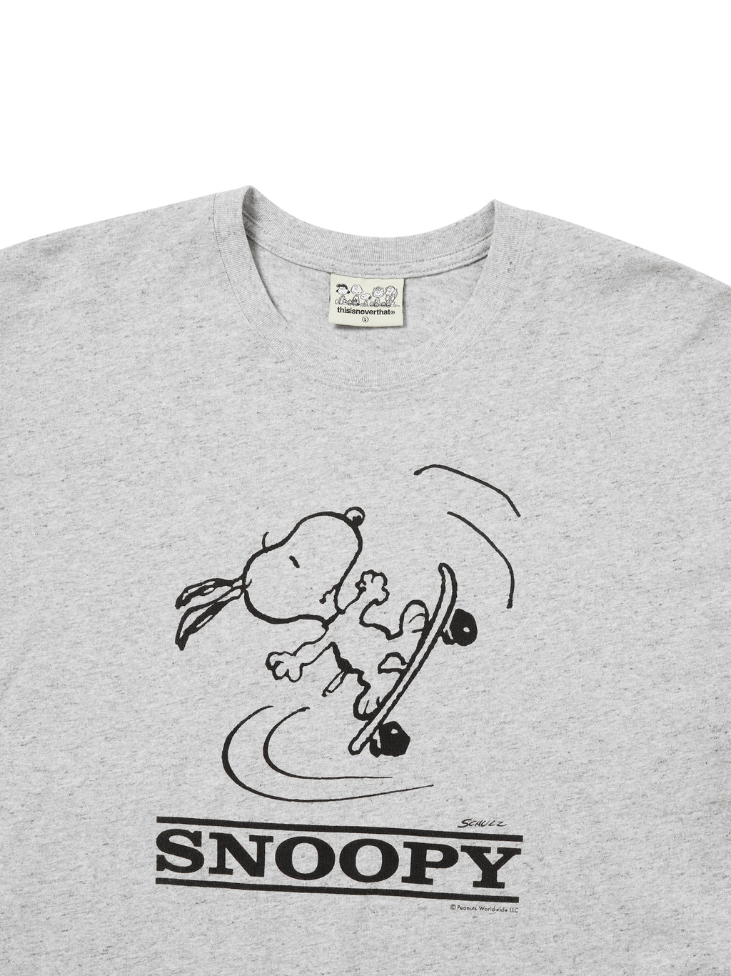 thisisneverthat - TNT PEANUTS Tee (Faded Grey) product image 2 | TRAB K-Fashion Australia