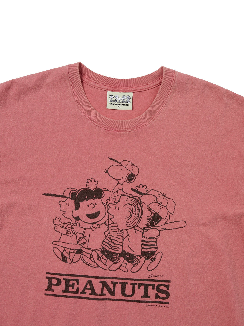 thisisneverthat - TNT PEANUTS Tee (Plum) product image 2 | TRAB K-Fashion Australia