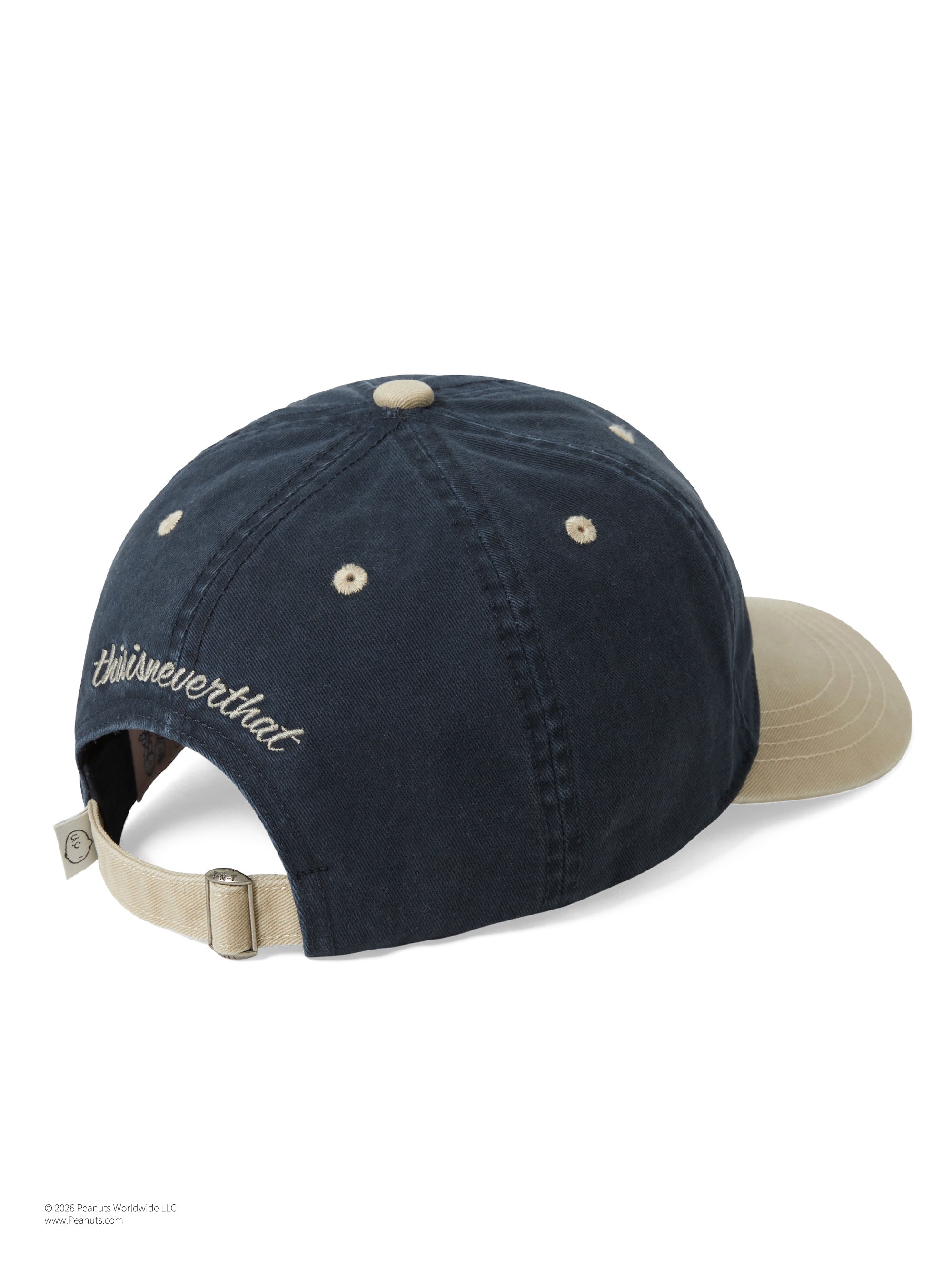 thisisneverthat - TNT PEANUTS Two Tone Cap (Navy) product image 3 | TRAB K-Fashion Australia