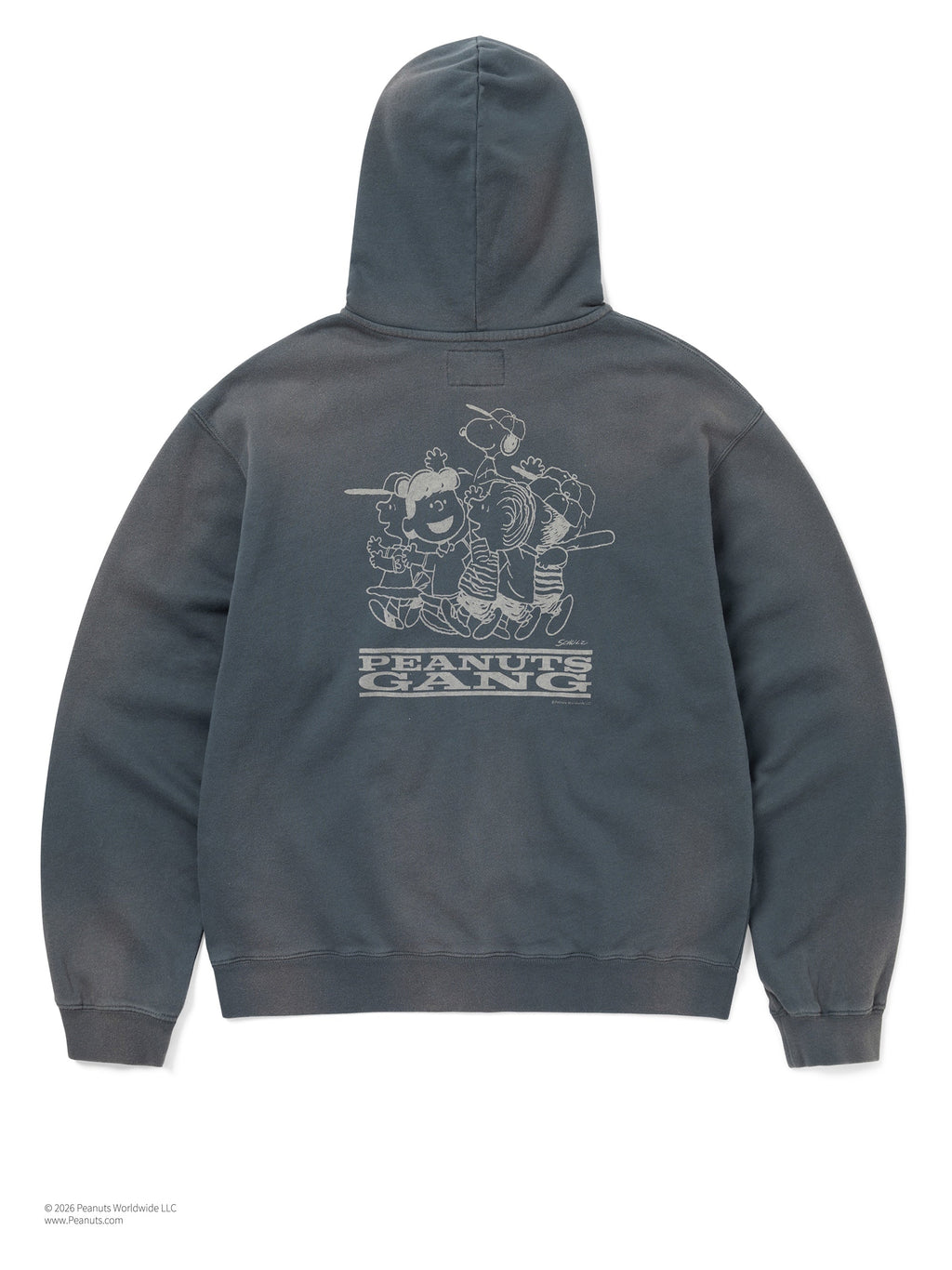 thisisneverthat - TNT PEANUTS Zip Up Hoodie Faded (Navy) product image 3 | TRAB K-Fashion Australia