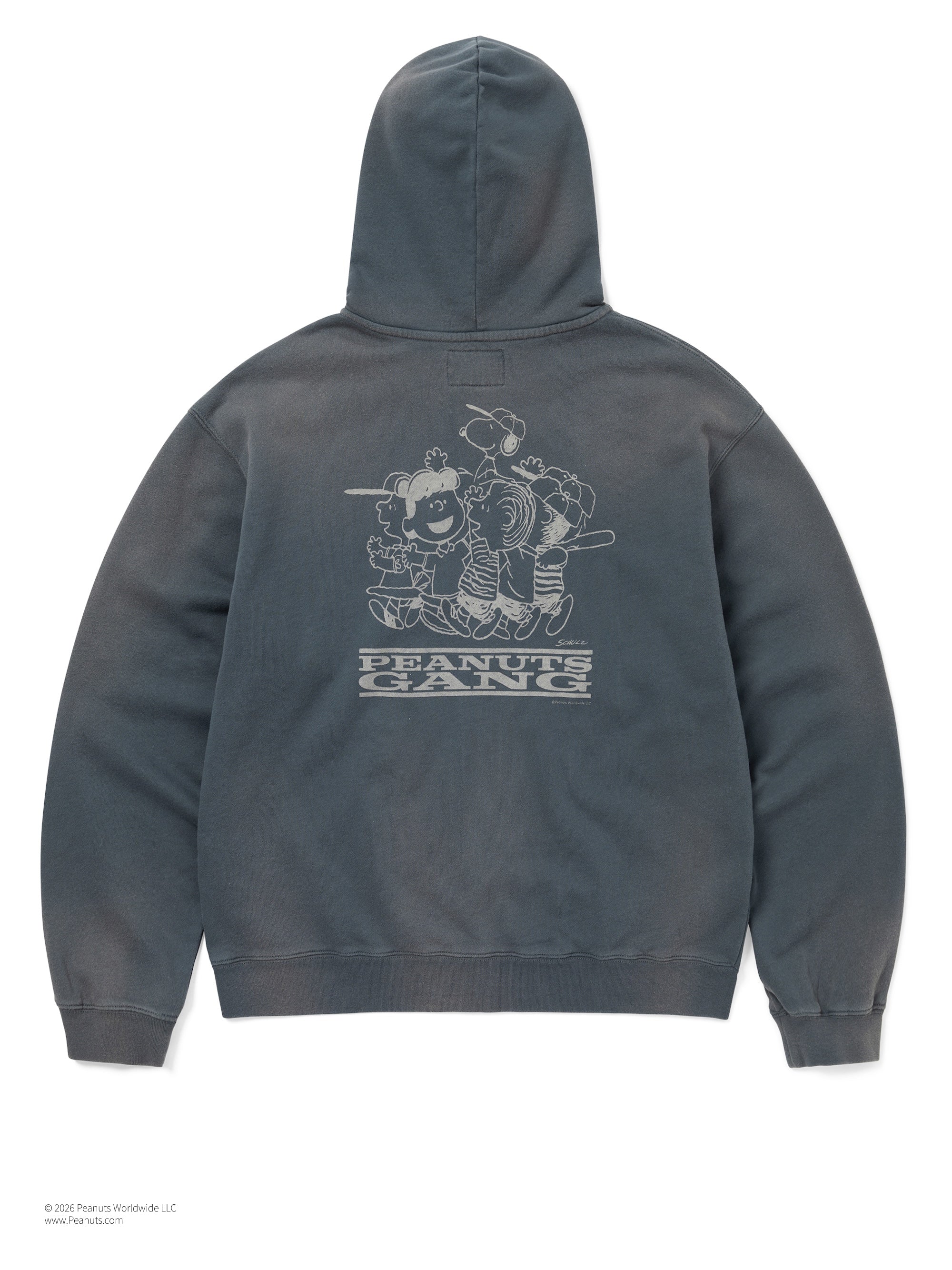 thisisneverthat - TNT PEANUTS Zip Up Hoodie (Faded Navy) product image 3 | TRAB K-Fashion Australia