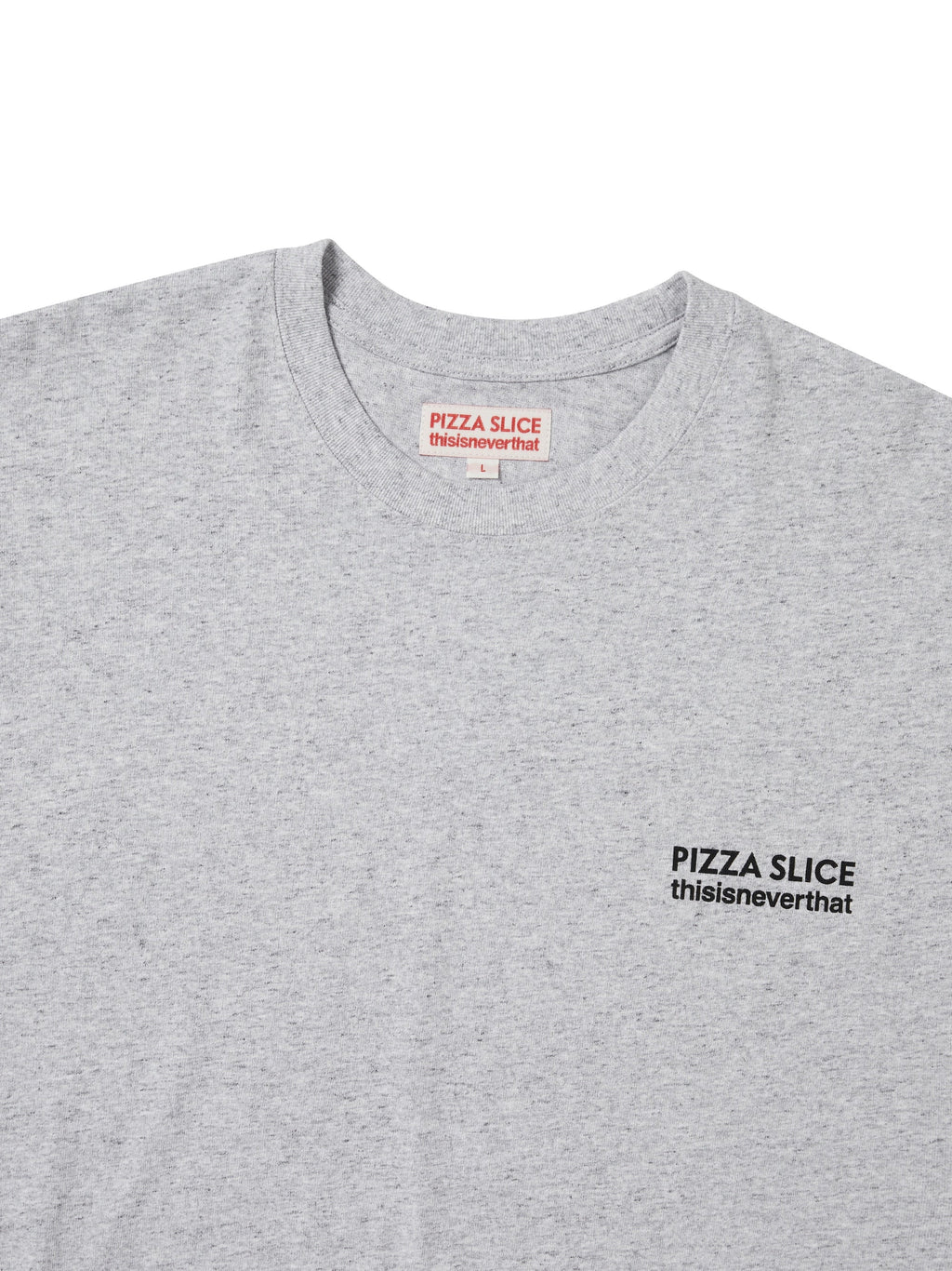 thisisneverthat - TNT Pizza Slice Barabara Tee (Heather Grey) product image 3 | TRAB K-Fashion Australia