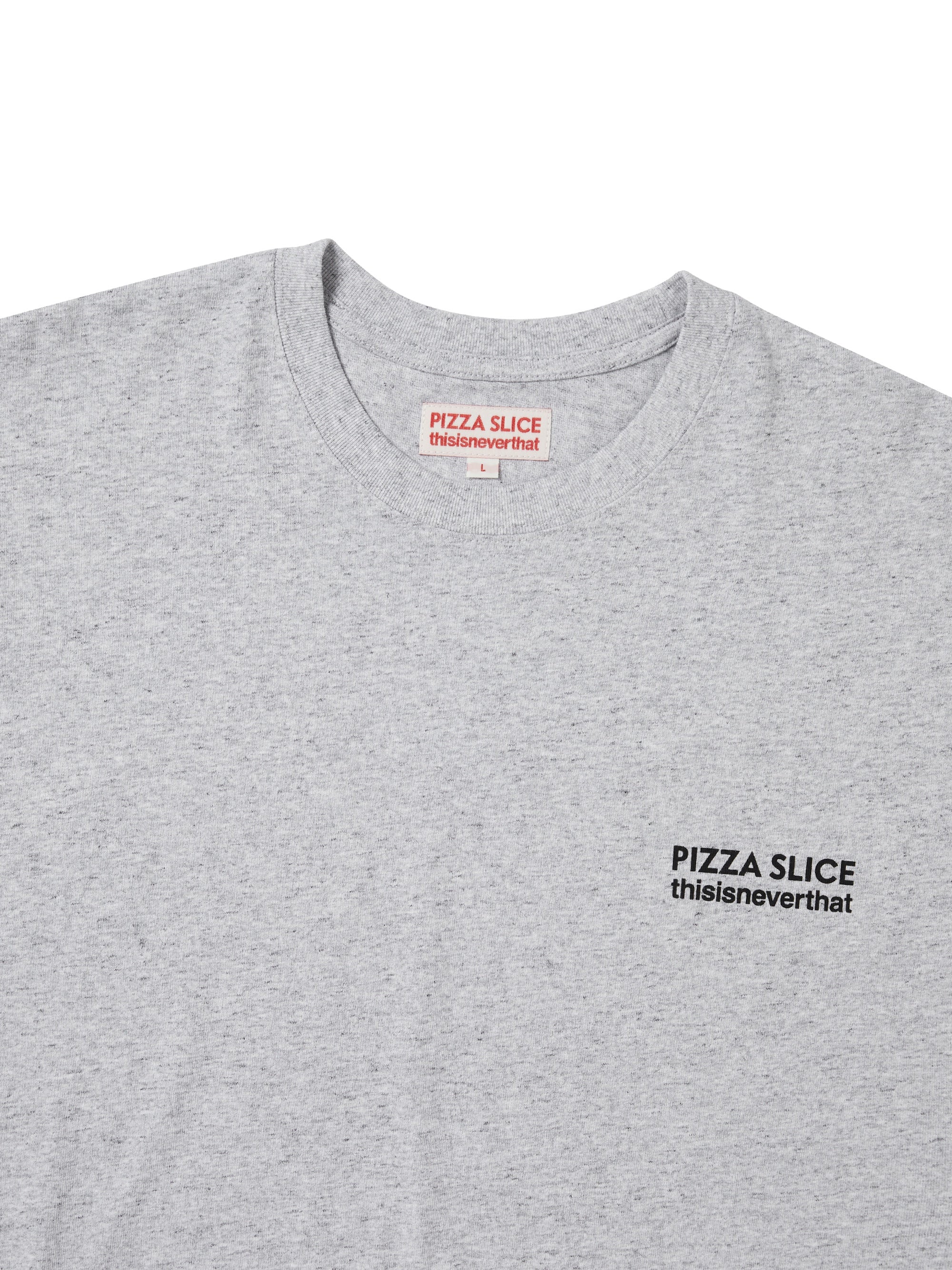 thisisneverthat - TNT Pizza Slice Barabara Tee (Heather Grey) product image 3 | TRAB K-Fashion Australia