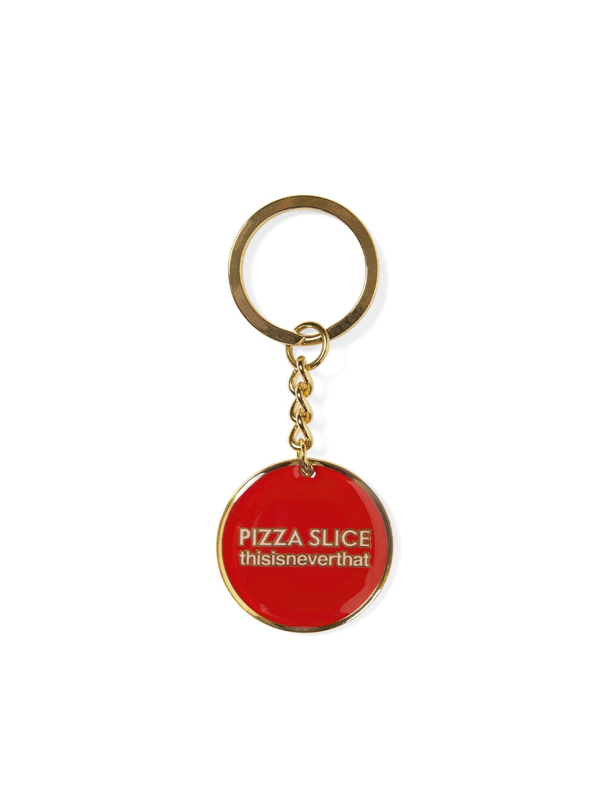 thisisneverthat - TNT PIZZA SLICE Keychain (Red) product image 1 | TRAB K-Fashion Australia