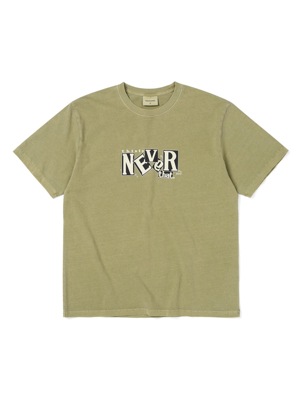 thisisneverthat - TNT Records Tee (Moss) product image 1 | TRAB K-Fashion Australia