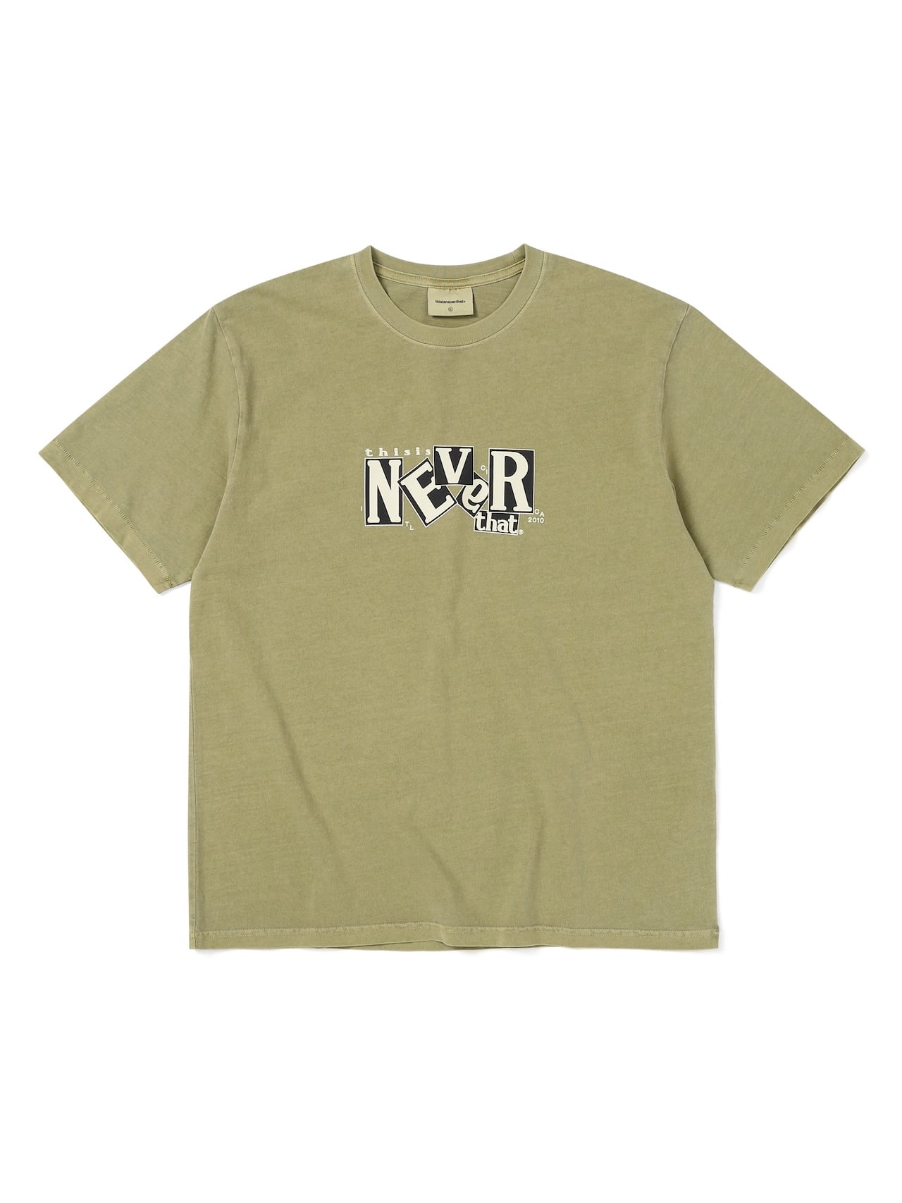 thisisneverthat - TNT Records Tee (Moss) product image 1 | TRAB K-Fashion Australia